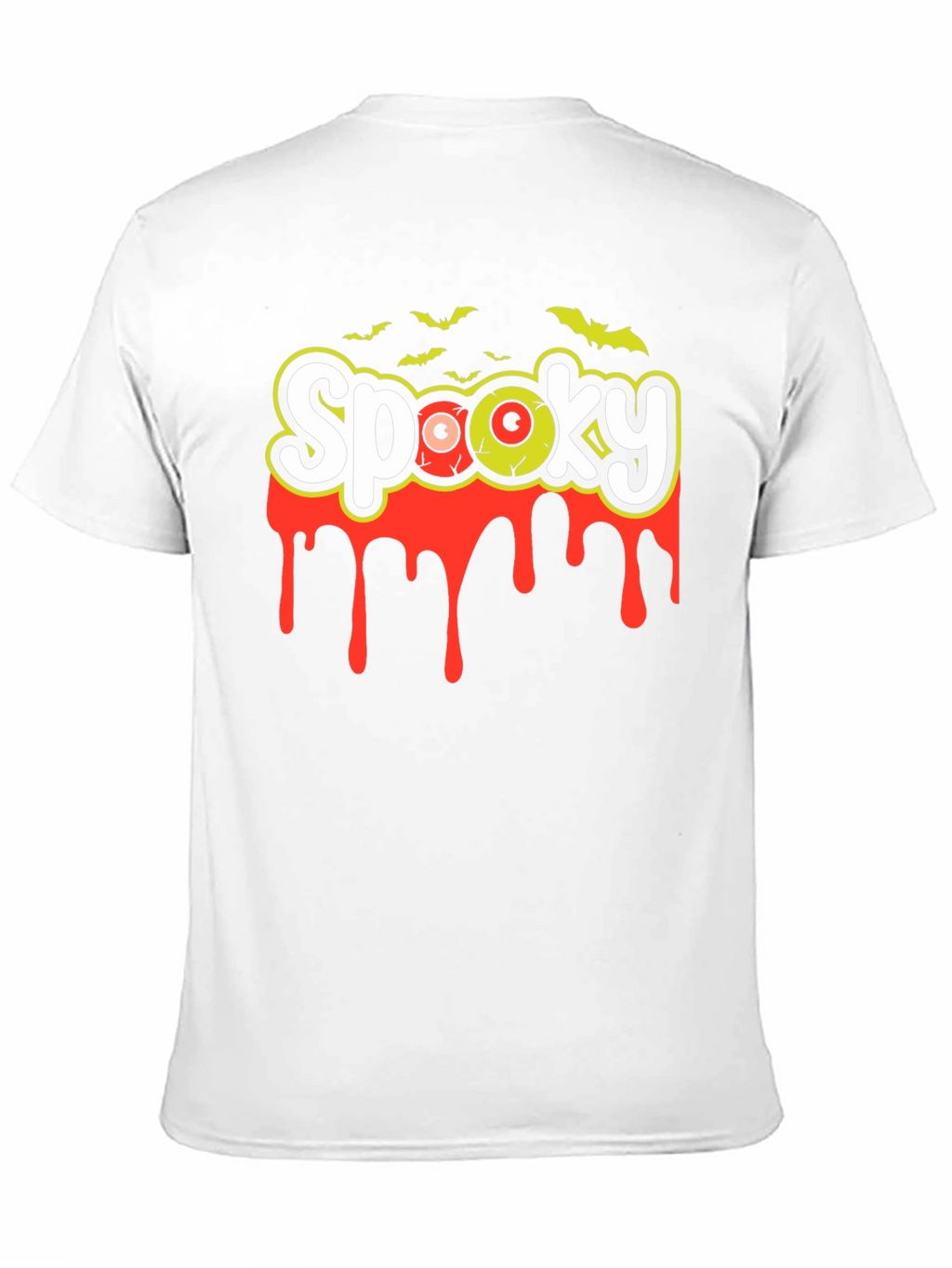Spooky Halloween T-Shirt - Bloody Eyeball Design