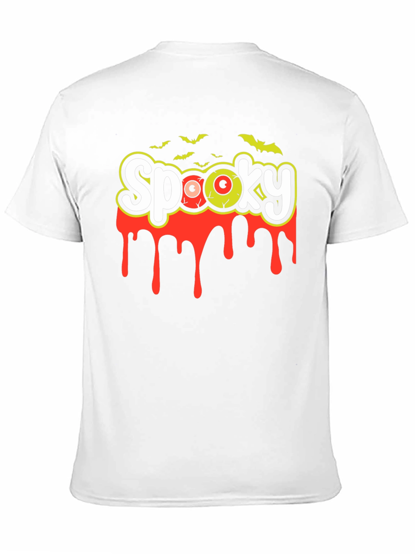 Spooky Halloween T-Shirt - Bloody Eyeball Design