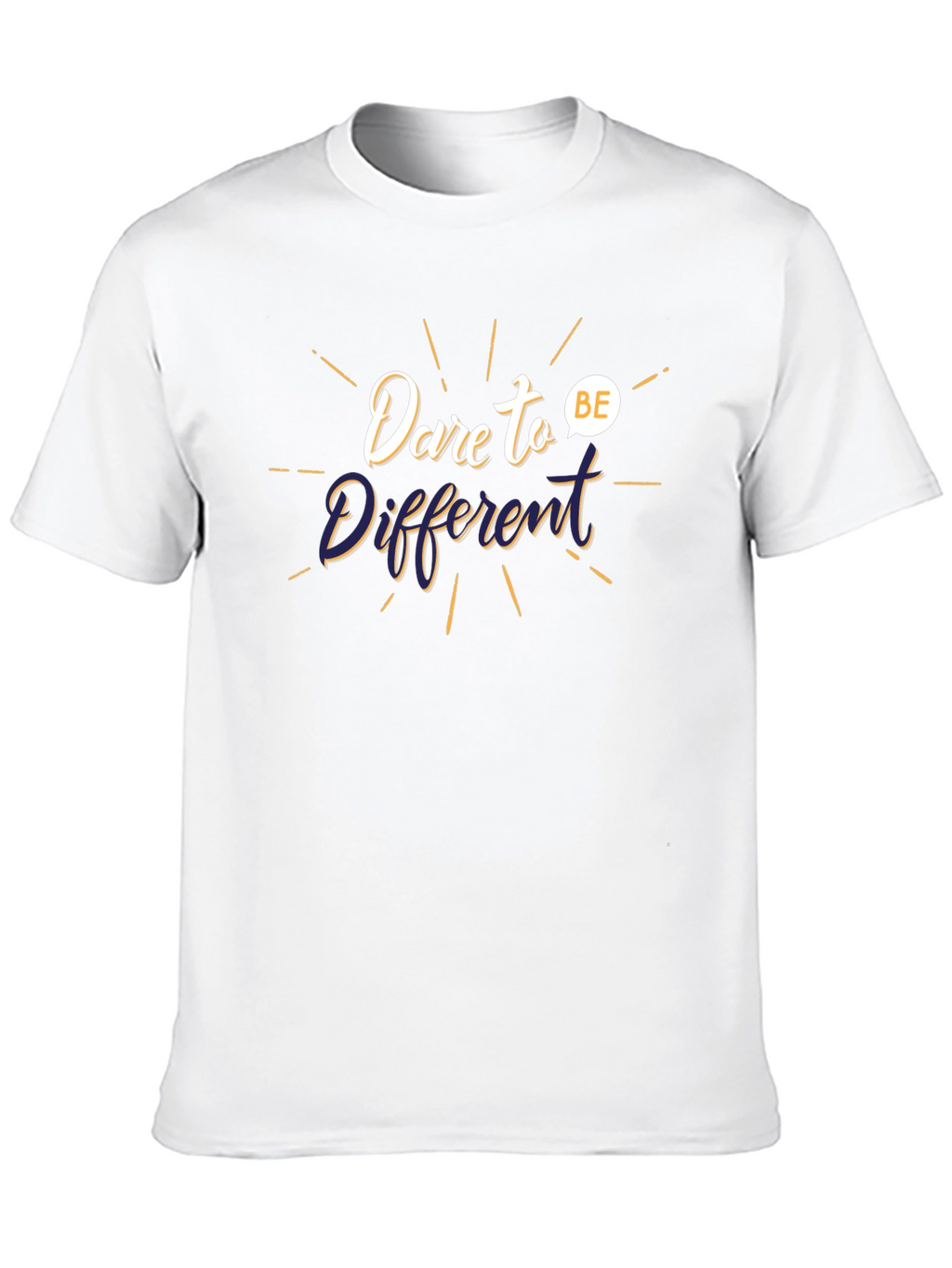 Dare to Be Different Graphic Black Tee