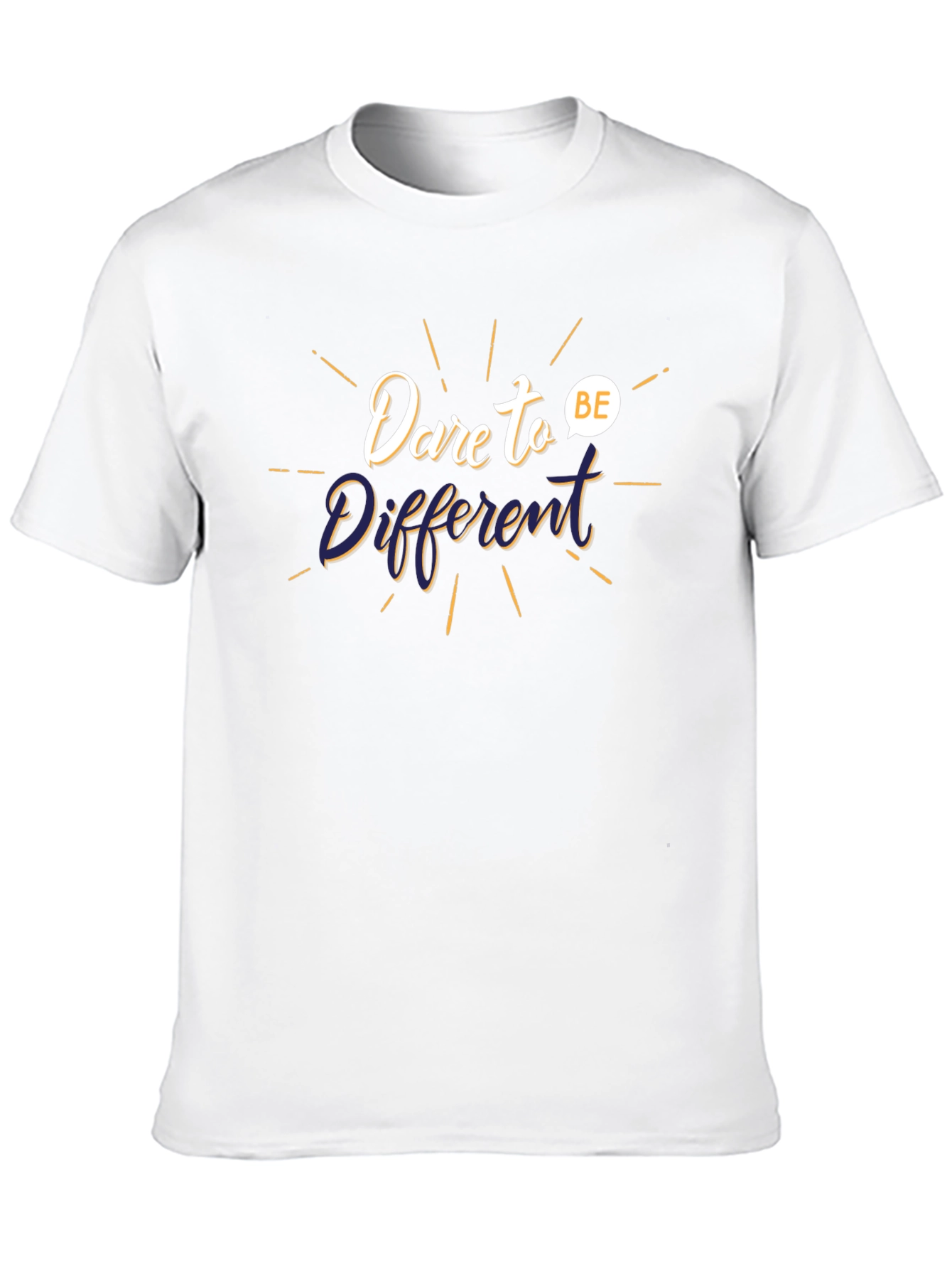 Dare to Be Different Graphic Black Tee