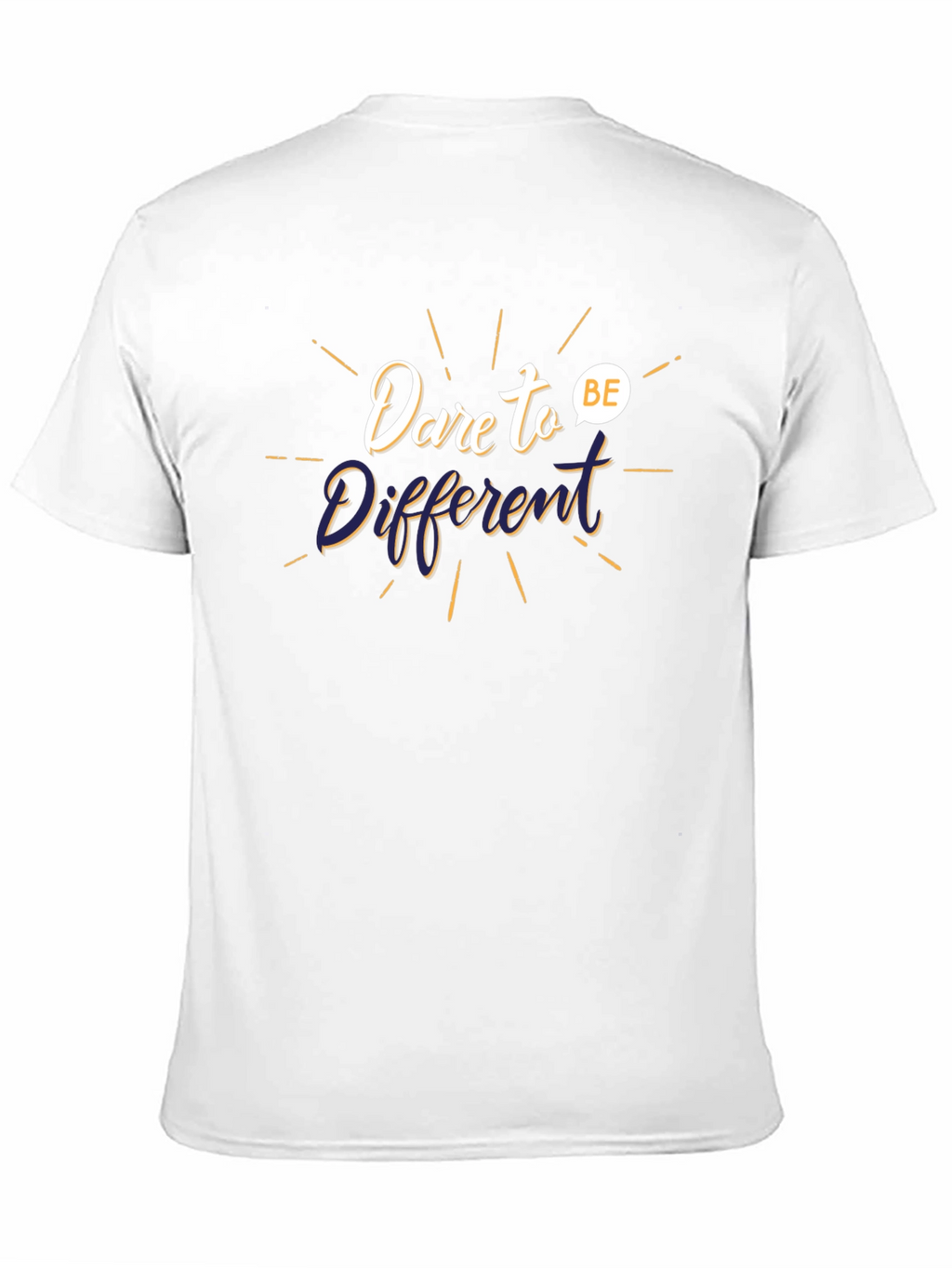 Dare to Be Different Graphic Black Tee