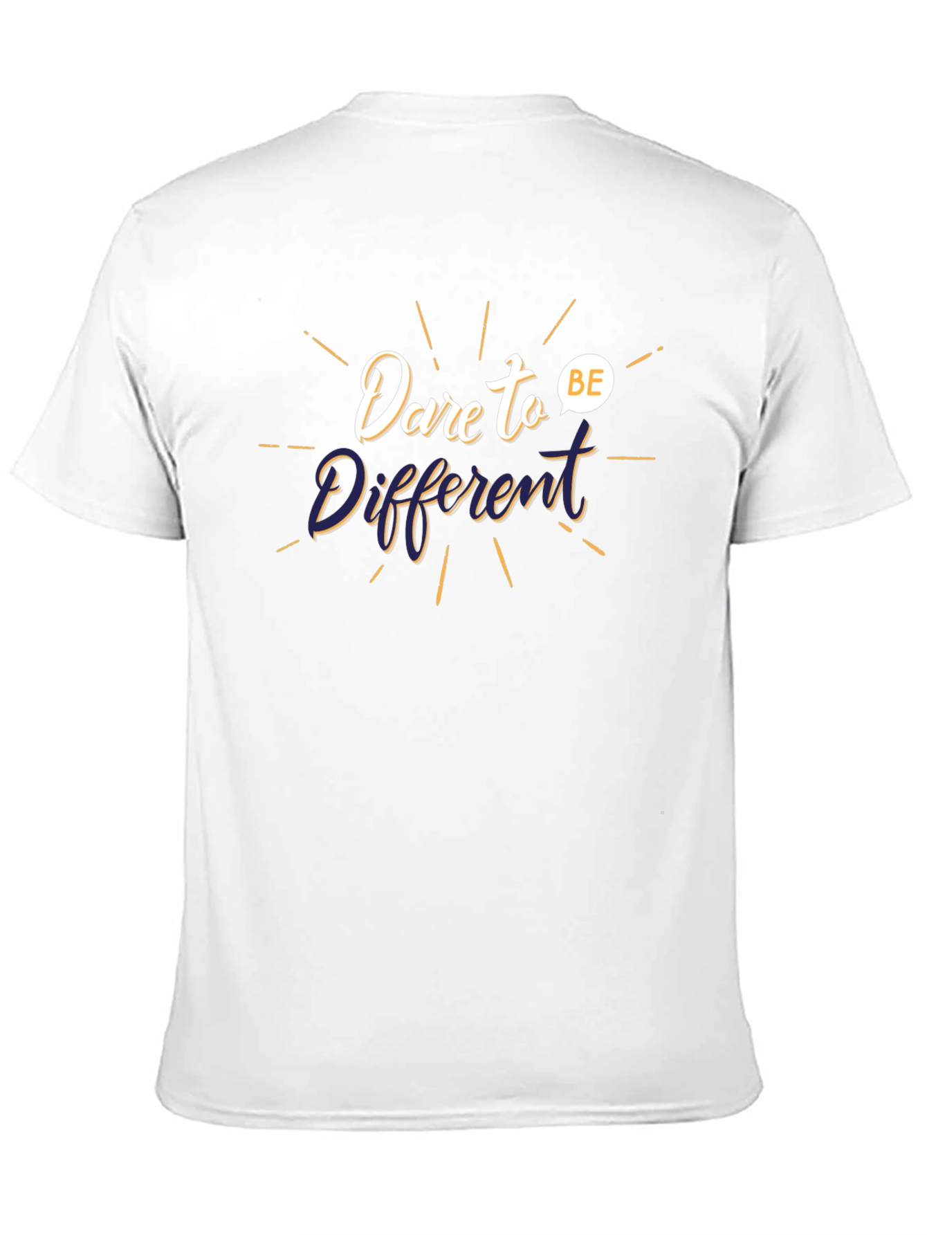 Dare to Be Different Graphic Black Tee