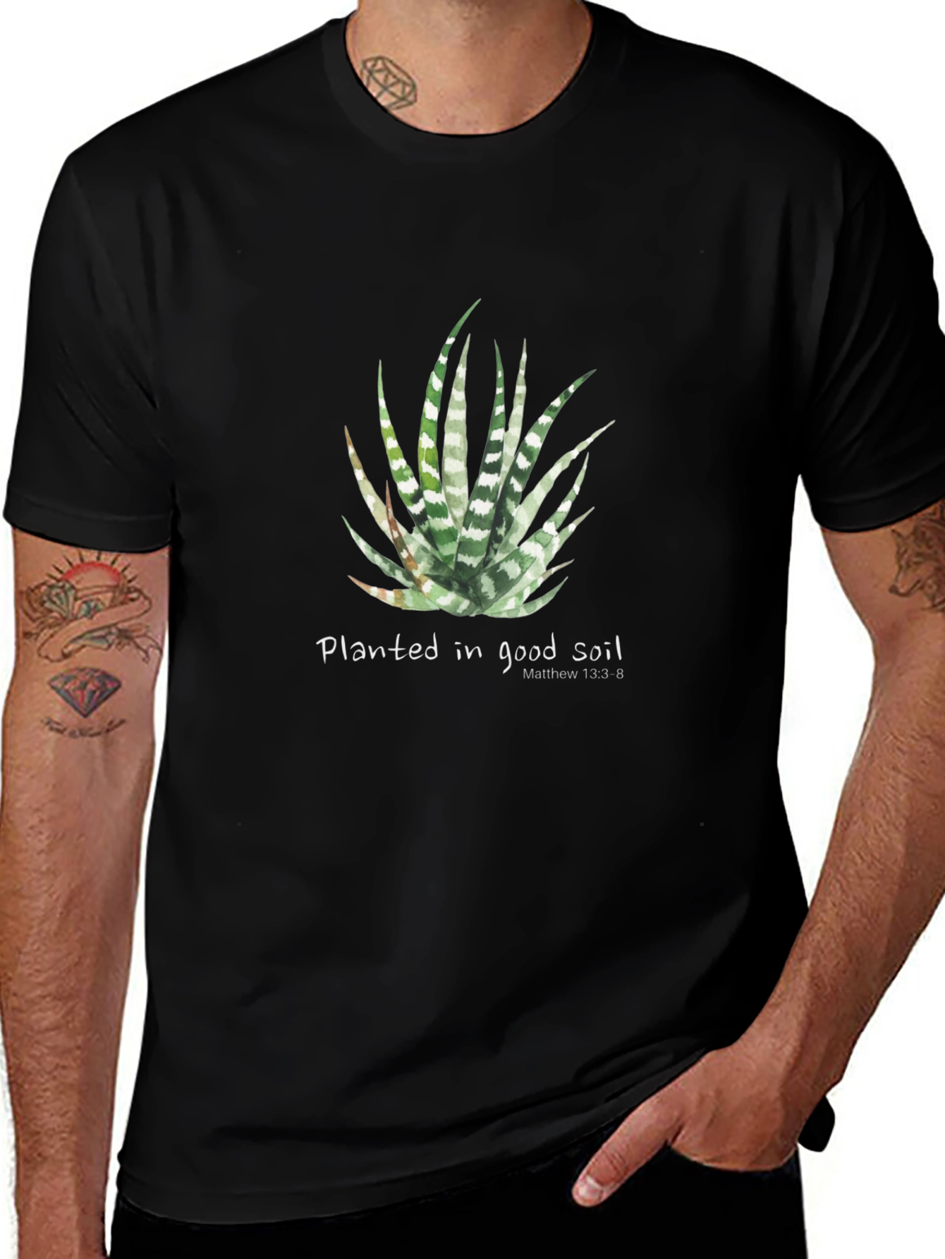 Planted in Good Soil Graphic Tee - Religious Shirt