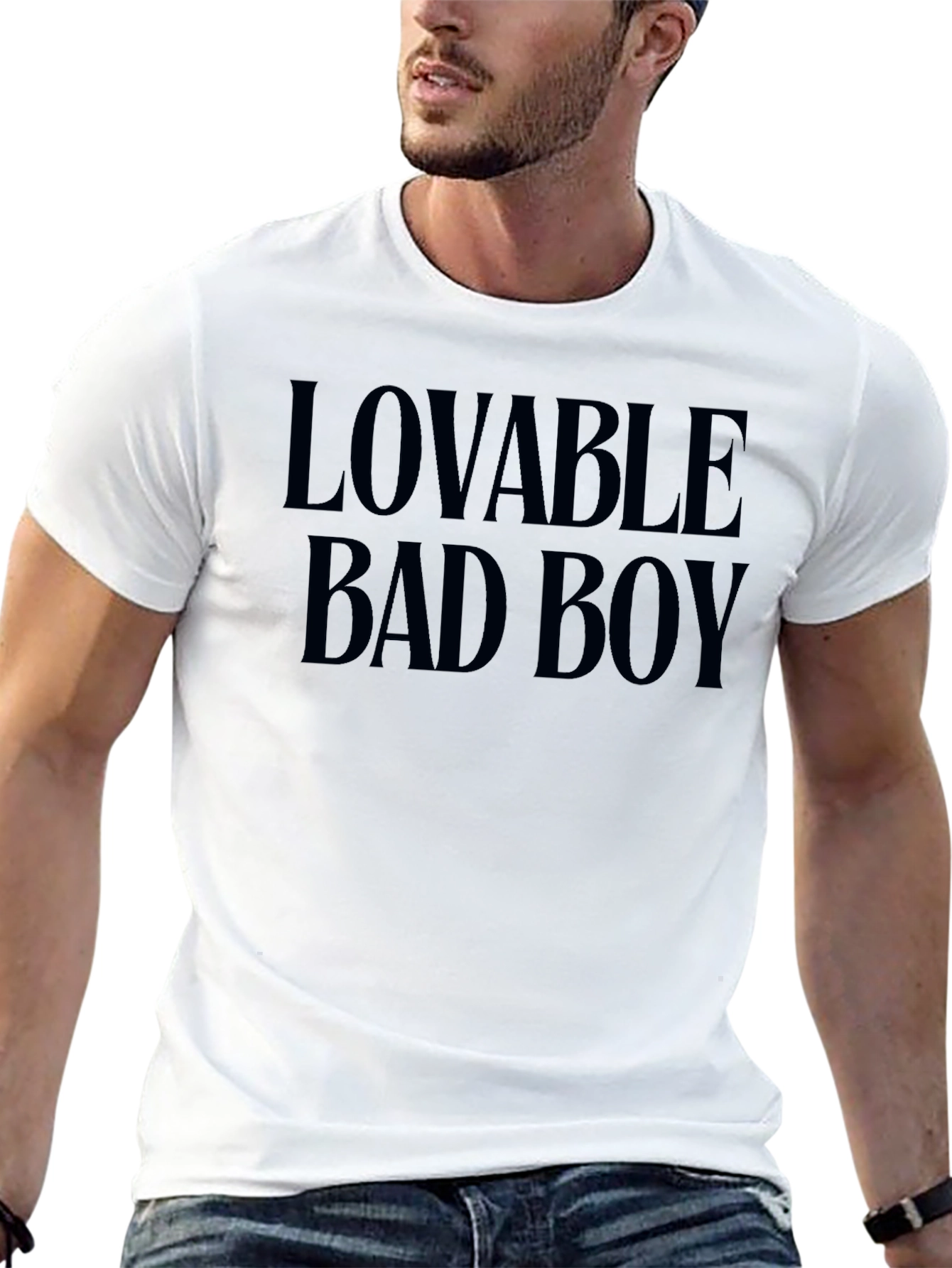 Lovable Bad Boy Graphic T-Shirt
