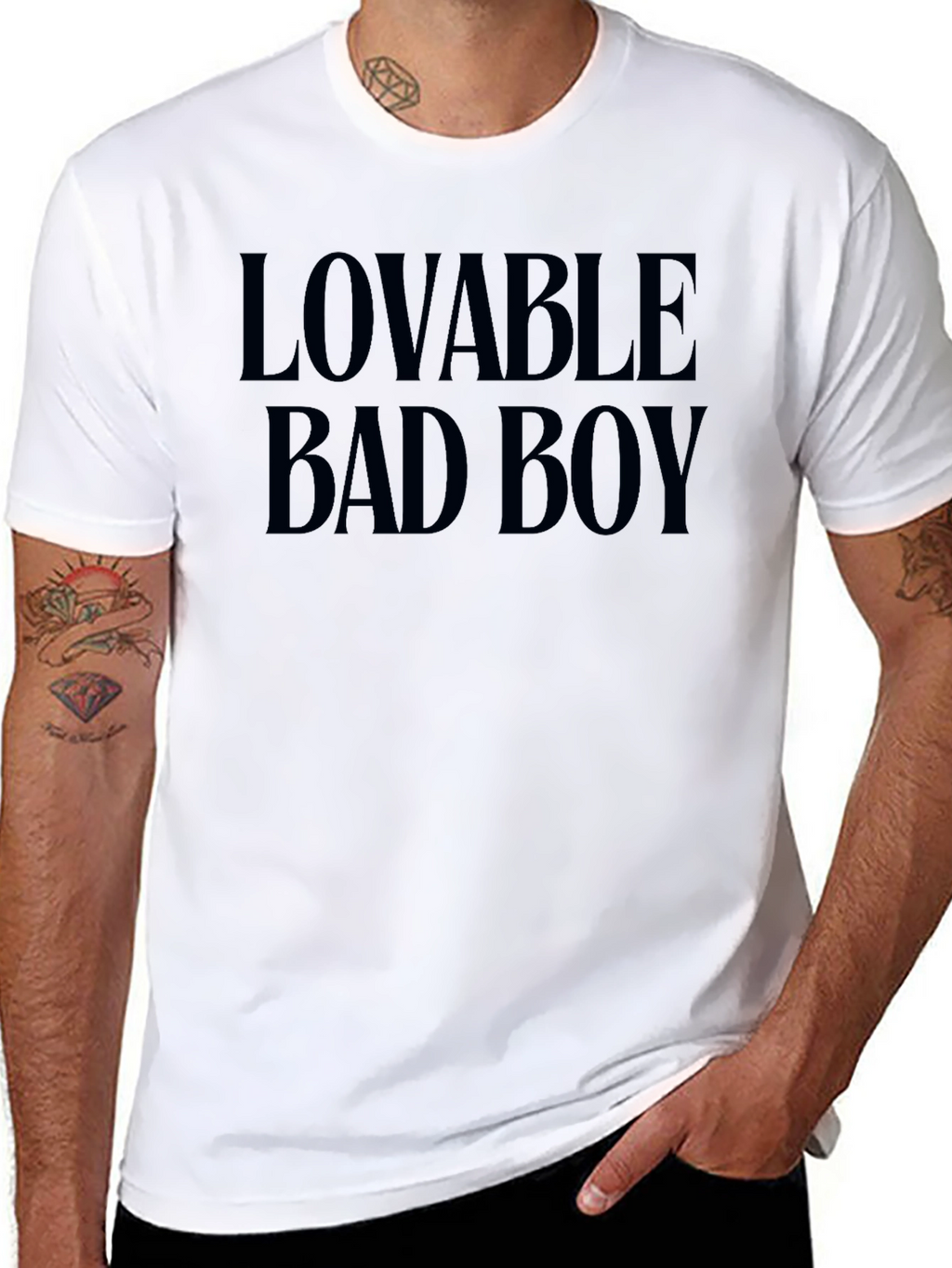 Lovable Bad Boy Graphic T-Shirt