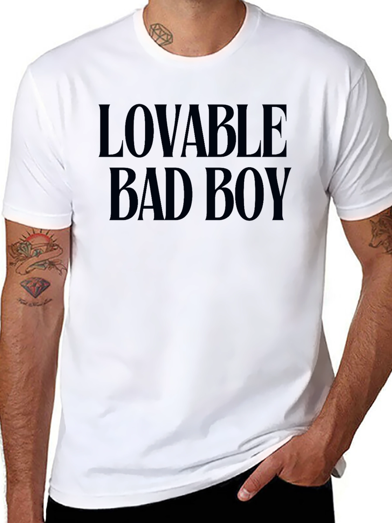 Lovable Bad Boy Graphic T-Shirt