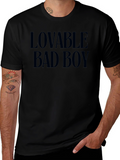 Lovable Bad Boy Graphic T-Shirt