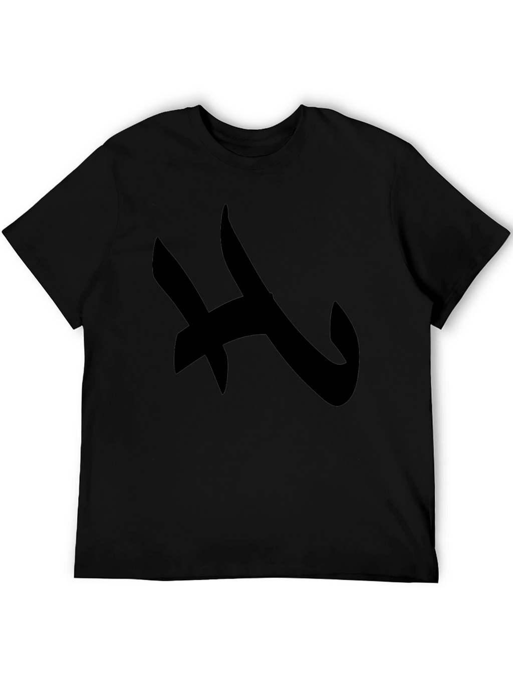 Abstract Black Graphic T-Shirt