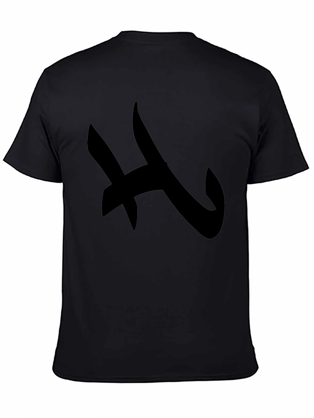 Abstract Black Graphic T-Shirt