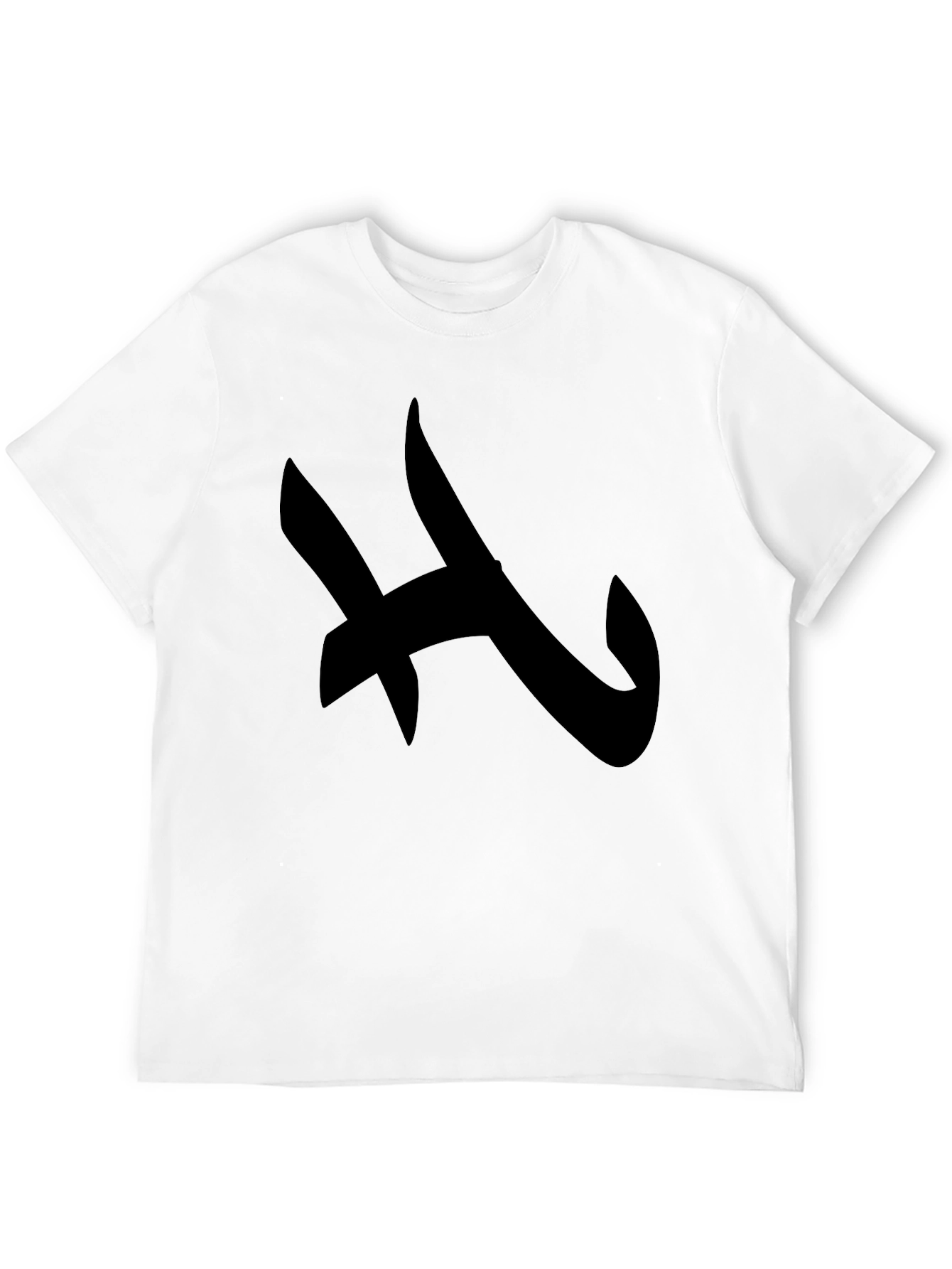 Abstract Black Graphic T-Shirt