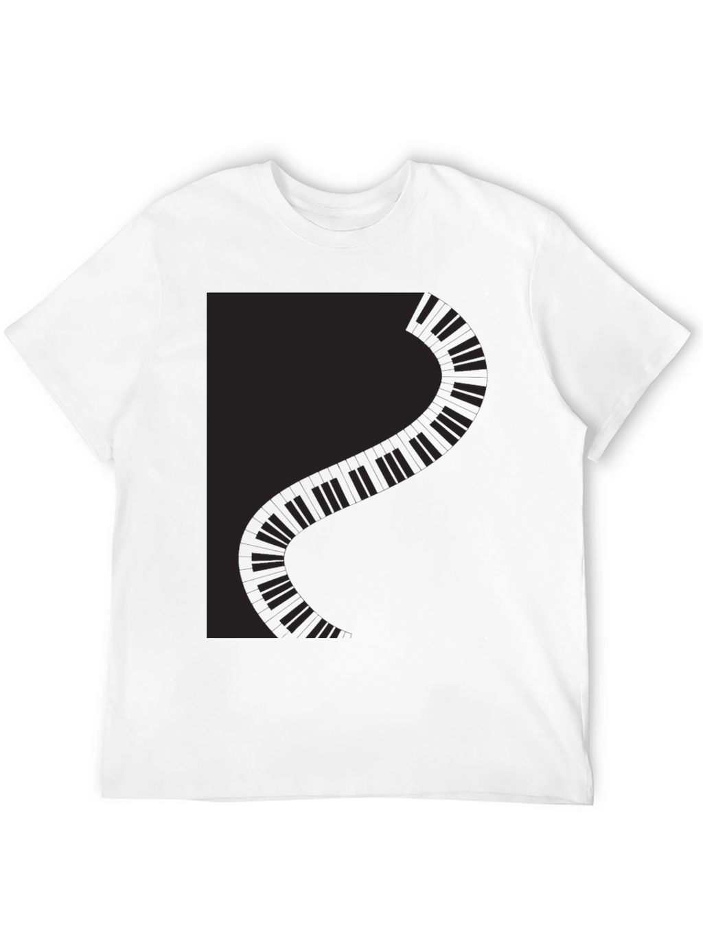 Piano Keys Graphic T-Shirt