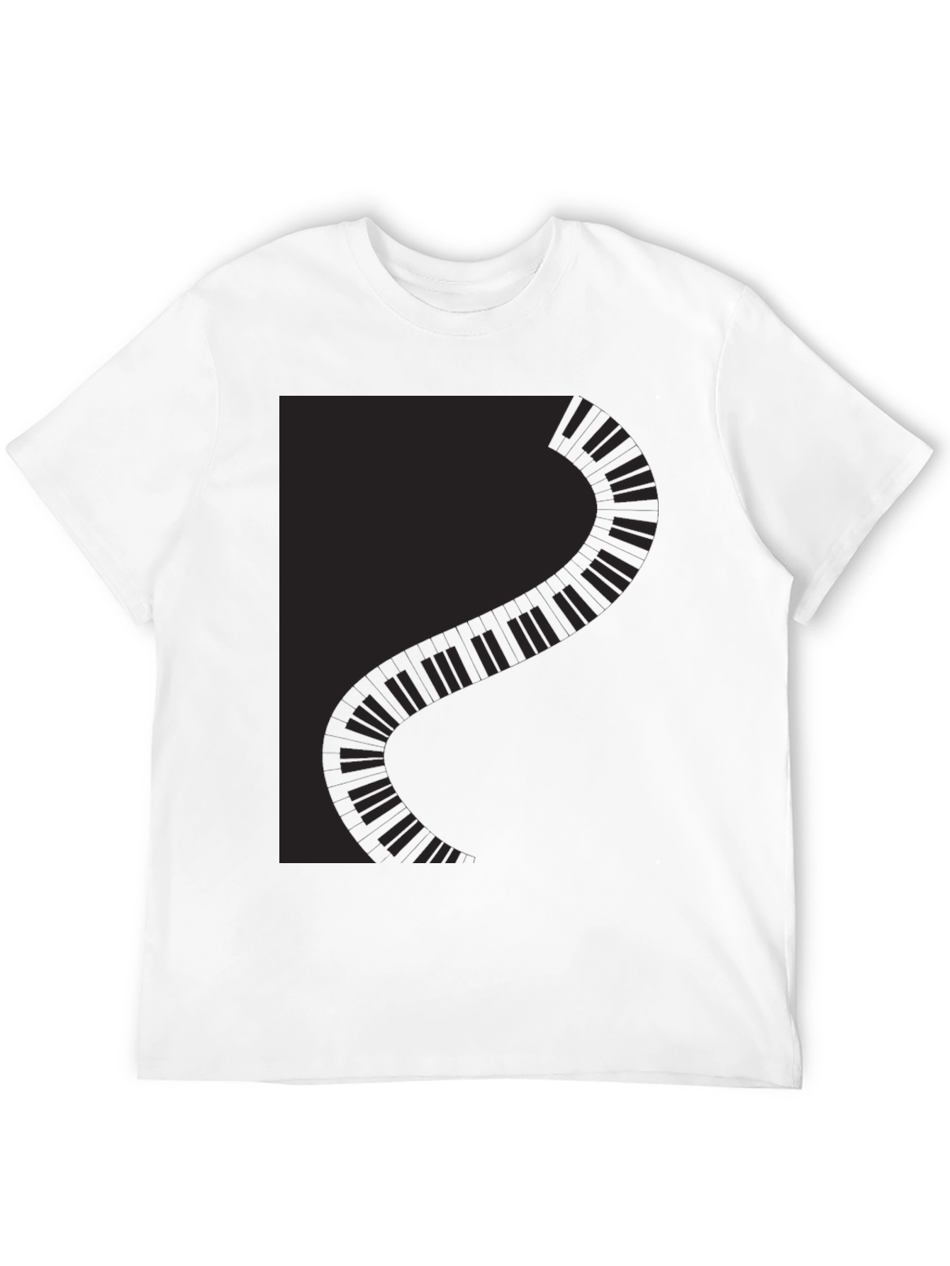 Piano Keys Graphic T-Shirt