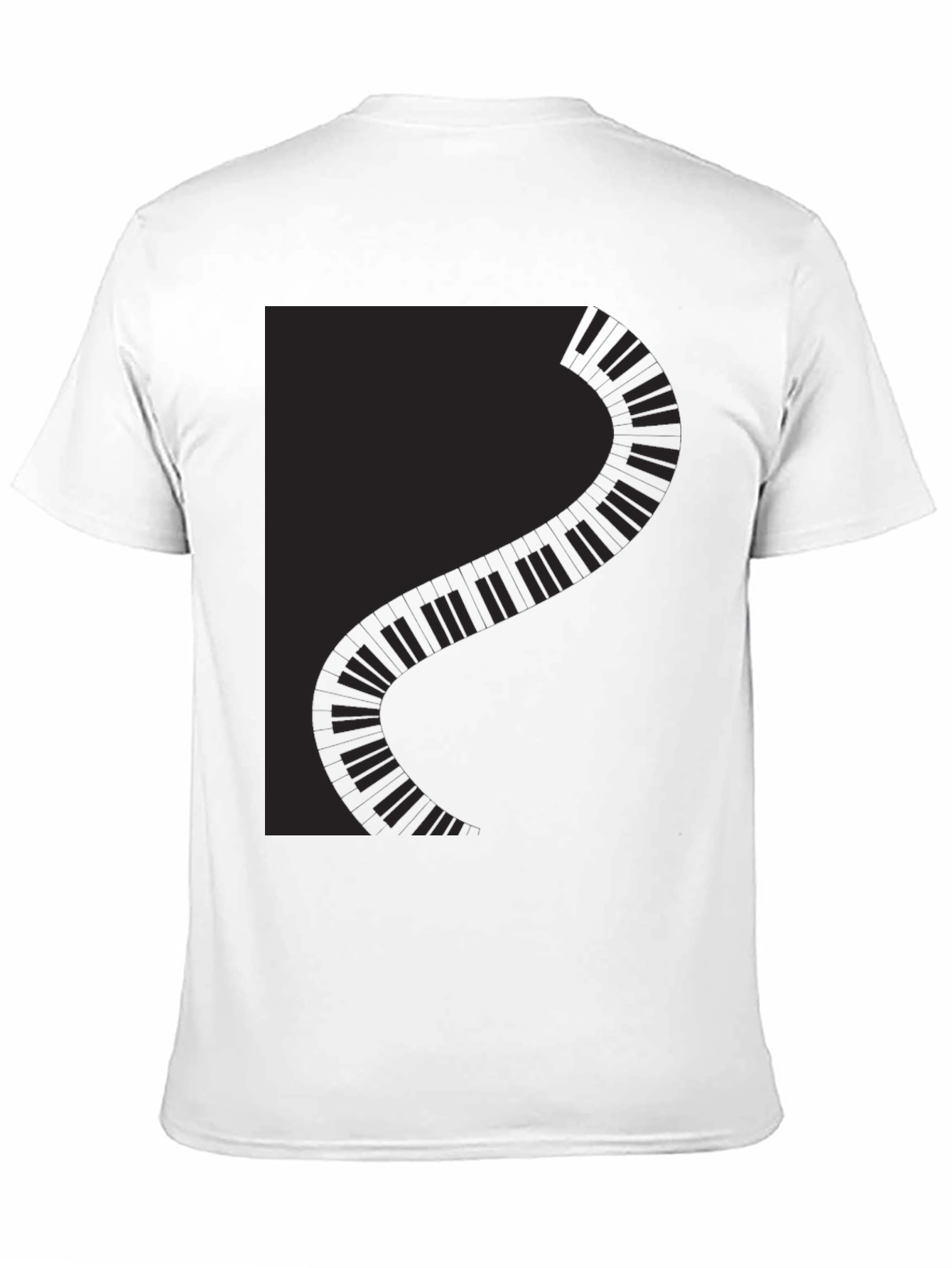Piano Keys Graphic T-Shirt