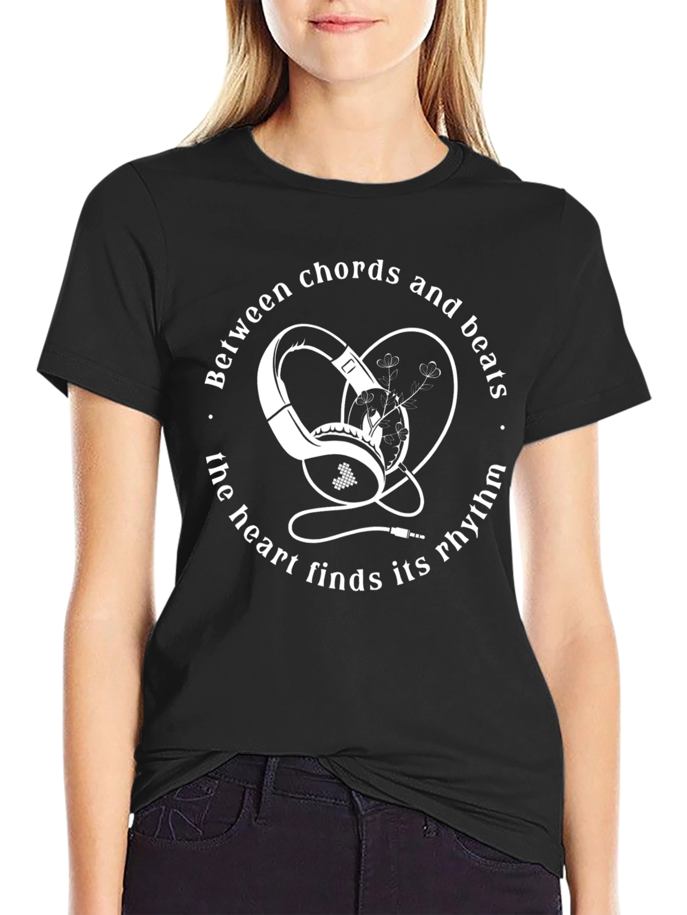 Music Heartbeat Graphic T-Shirt