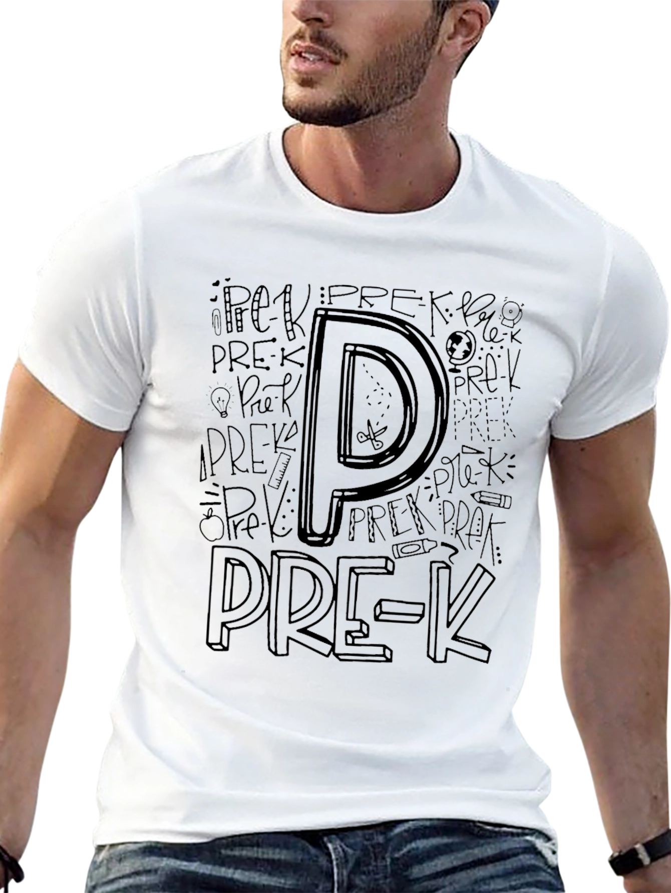 Pre-K Teacher T-Shirt - Black