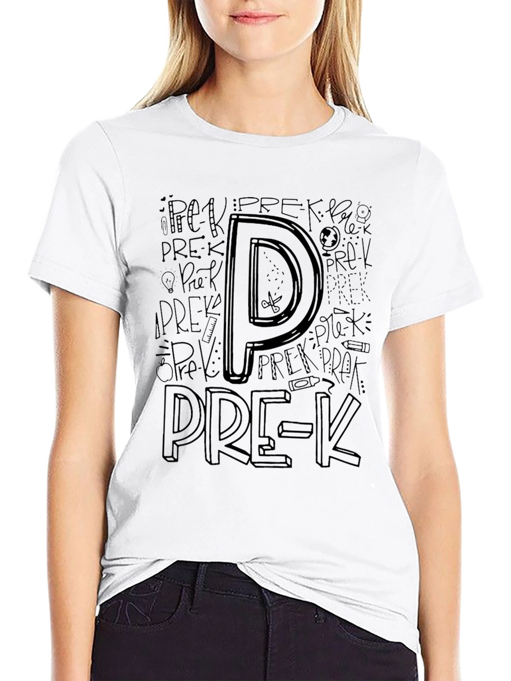 Pre-K Teacher T-Shirt - Black