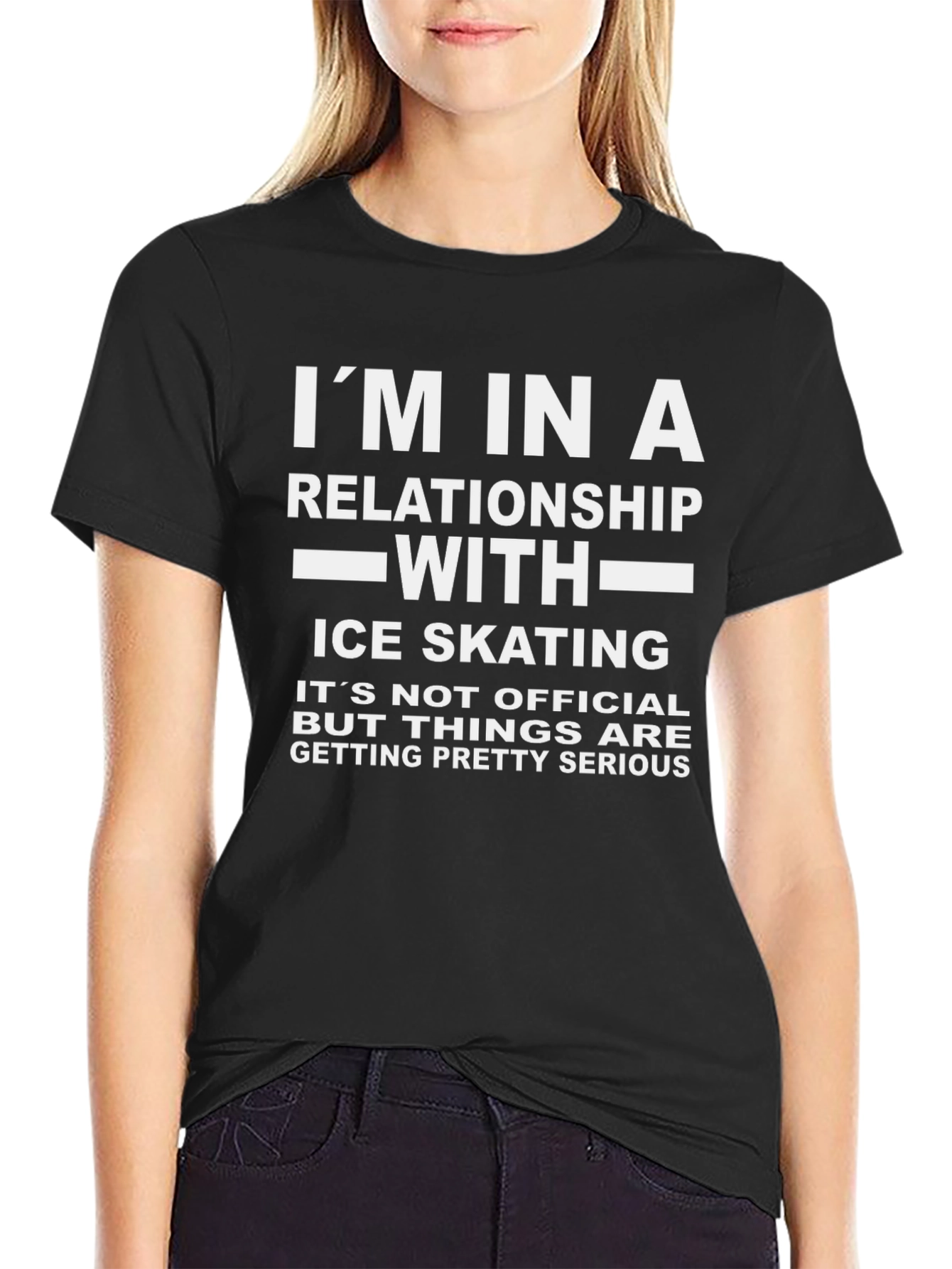 Im In A Relationship With Ice Skating T-Shirt