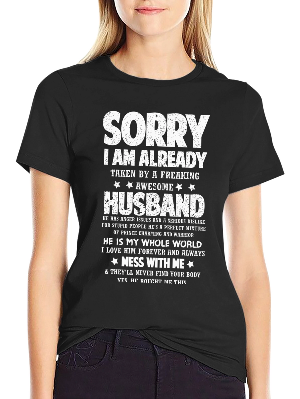 Sorry Awesome Husband Graphic Tee