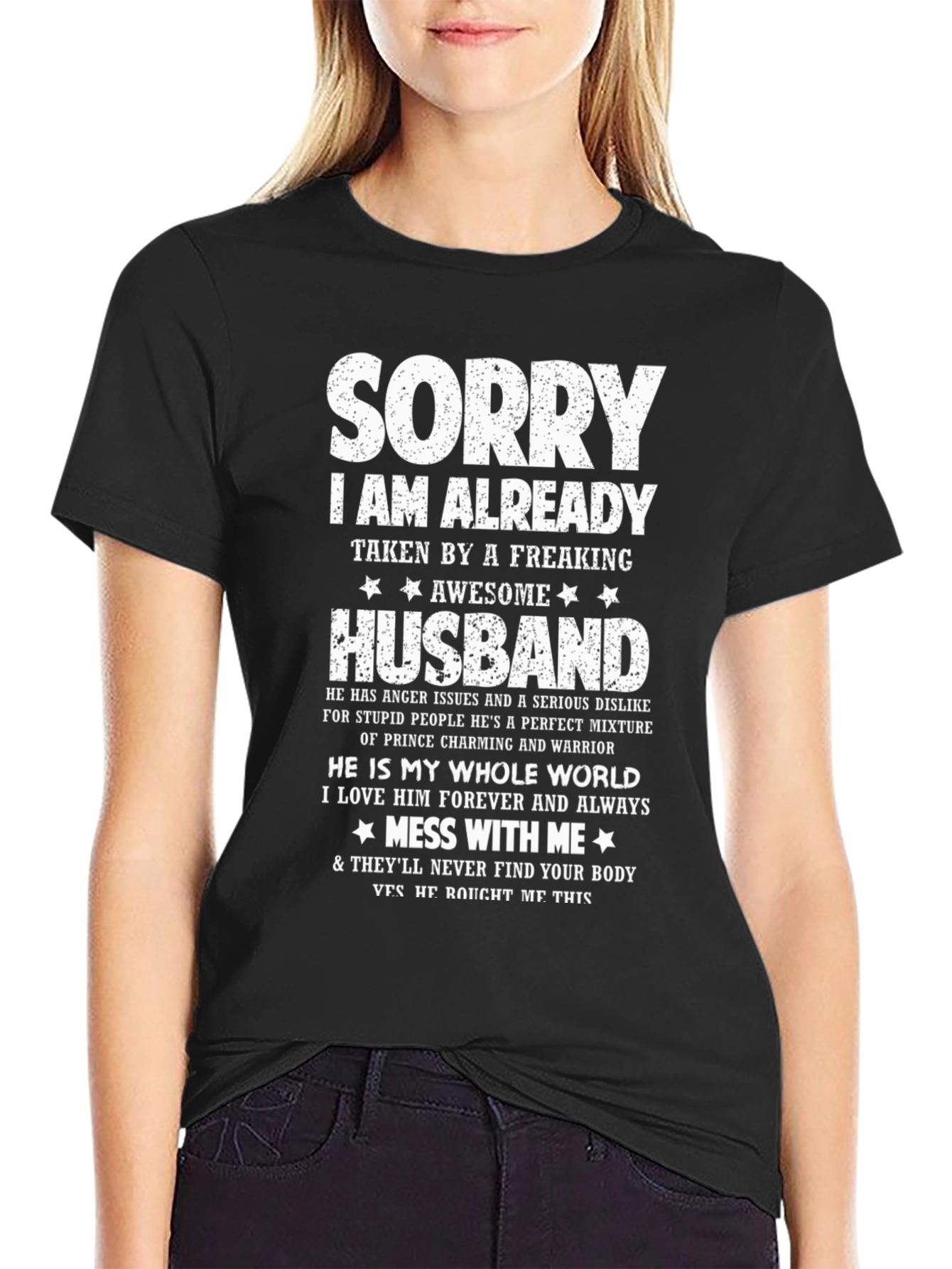 Sorry Awesome Husband Graphic Tee