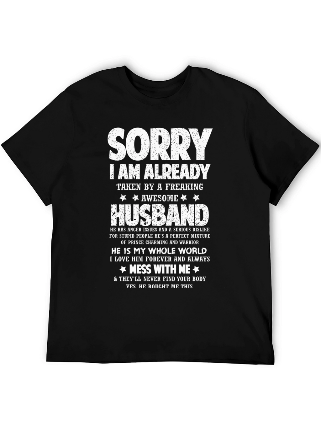 Sorry Awesome Husband Graphic Tee