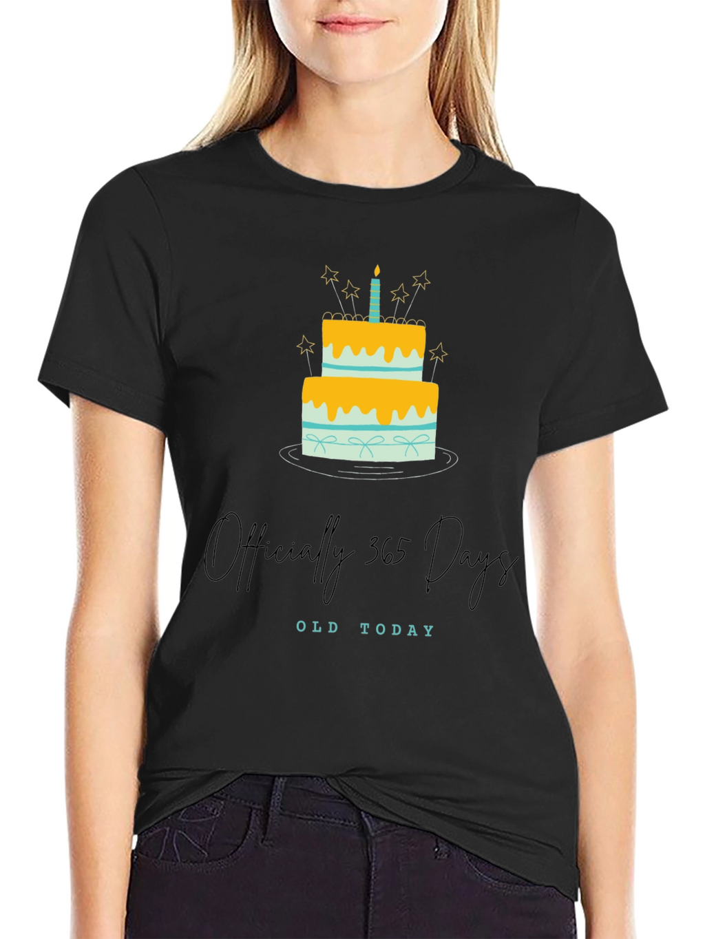 Officially 365 Days Old Birthday T-Shirt