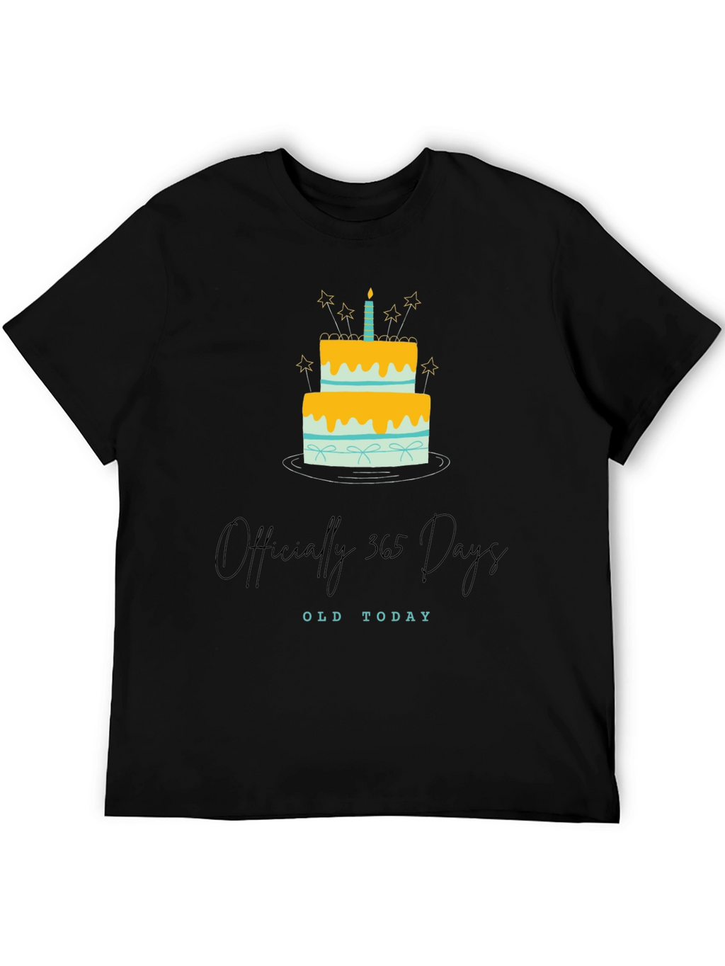 Officially 365 Days Old Birthday T-Shirt