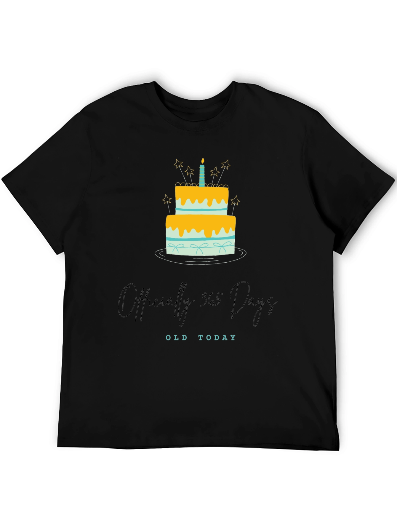 Officially 365 Days Old Birthday T-Shirt