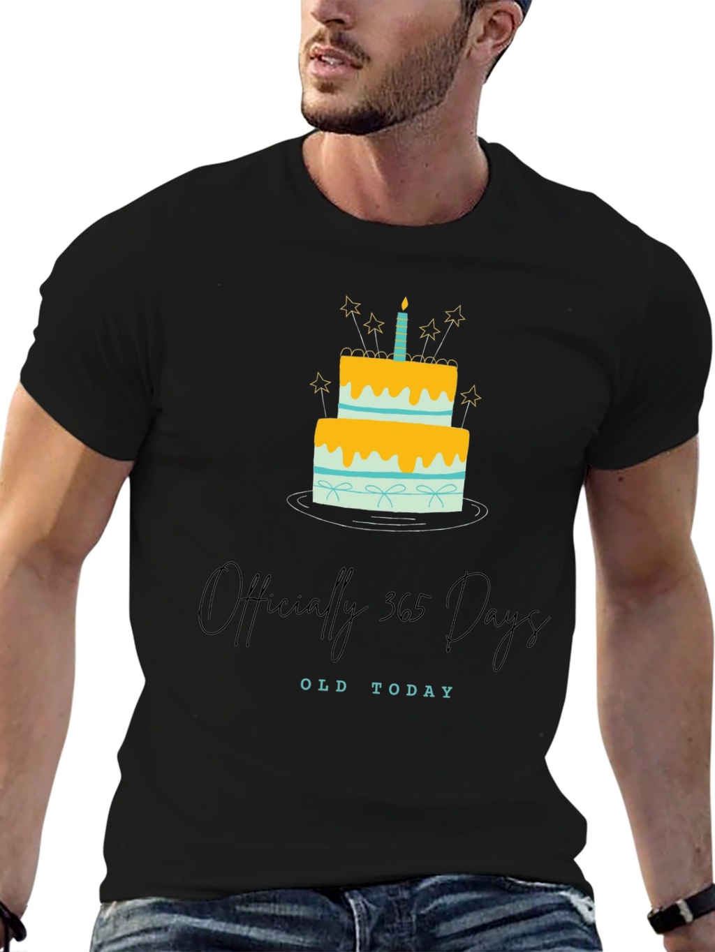 Officially 365 Days Old Birthday T-Shirt