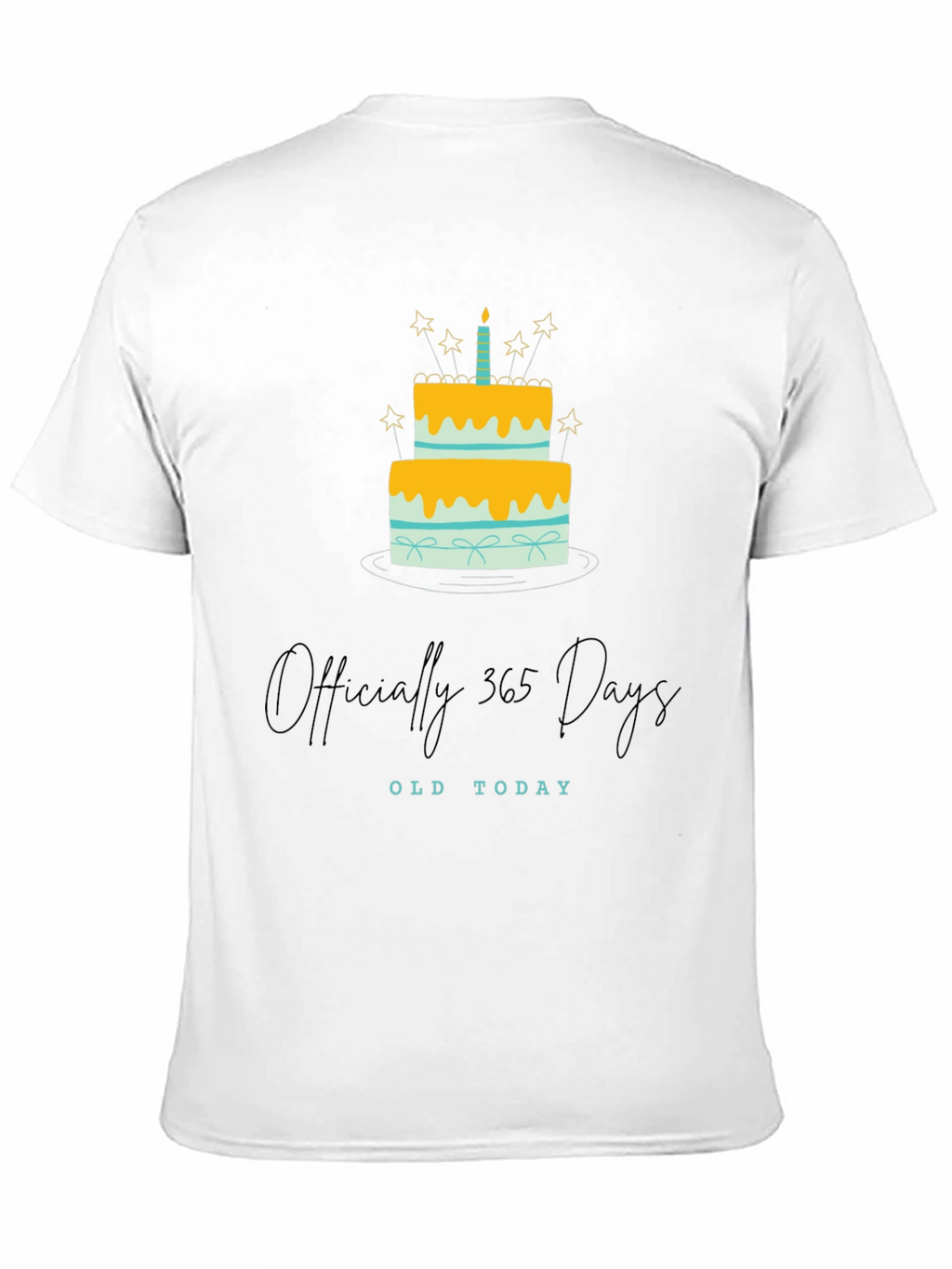 Officially 365 Days Old Birthday T-Shirt