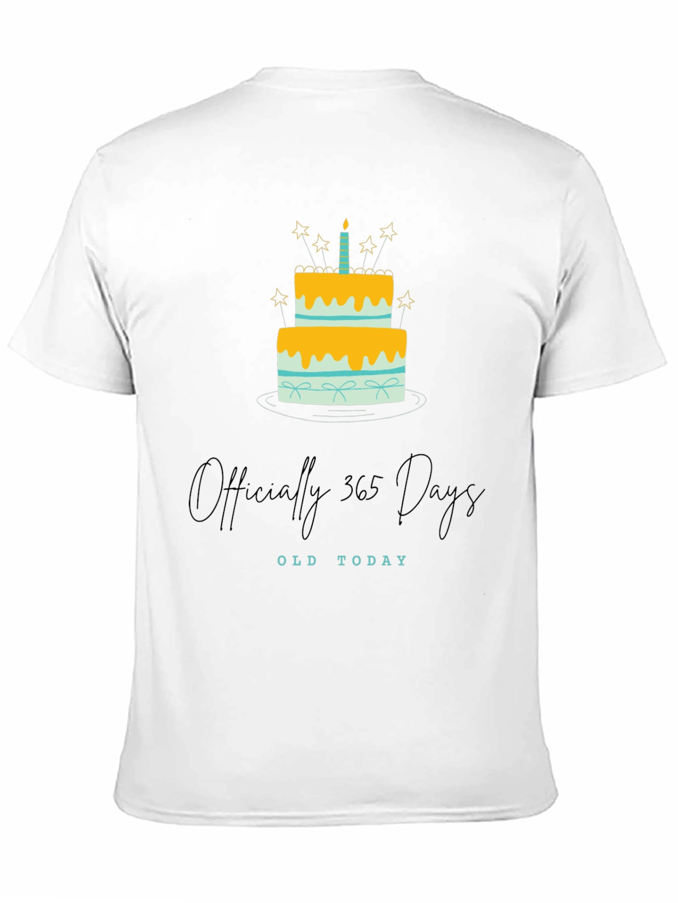 Officially 365 Days Old Birthday T-Shirt