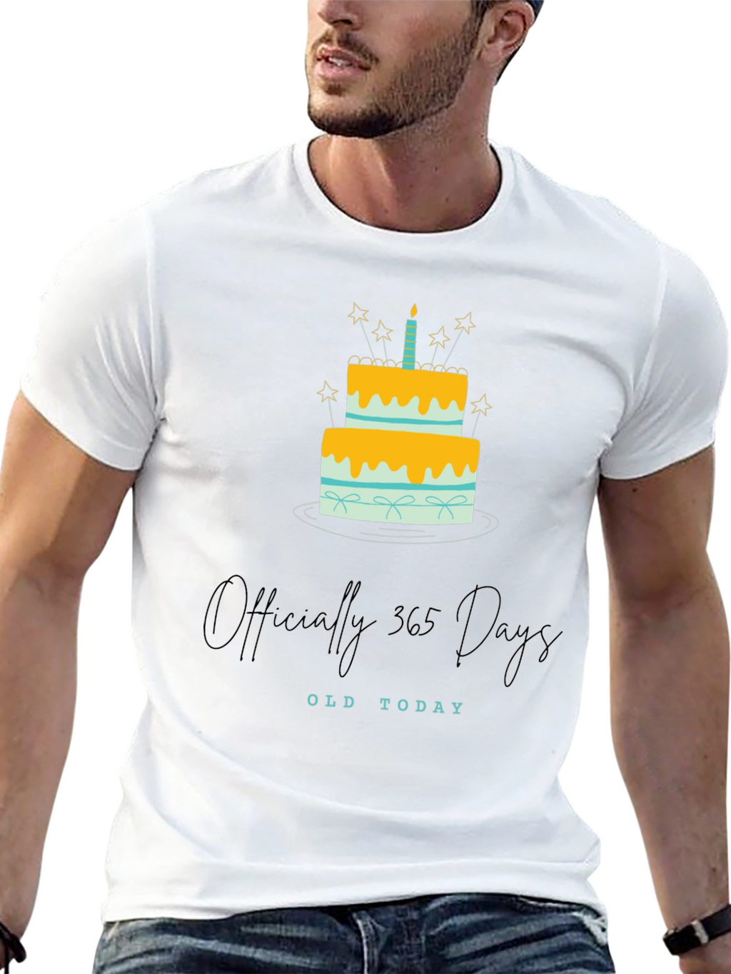 Officially 365 Days Old Birthday T-Shirt