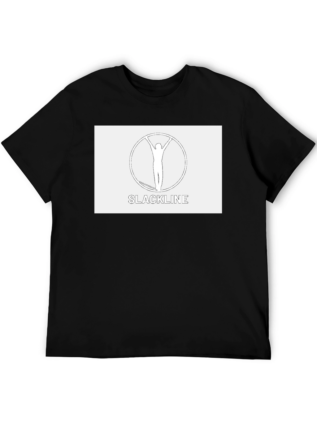 Slackline T-Shirt - Black Unique Design