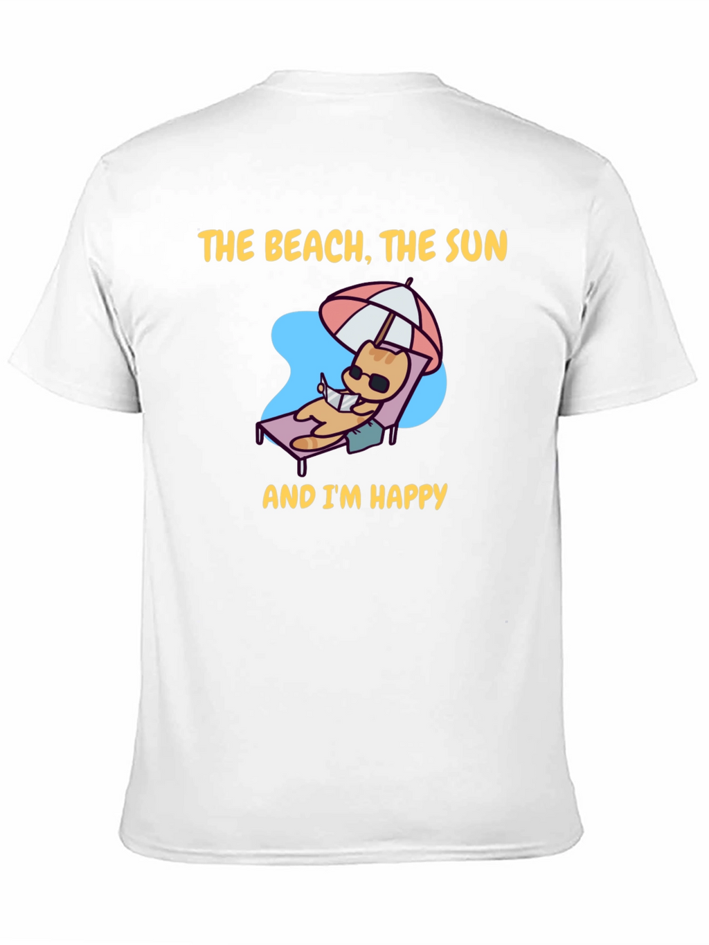 Beach Cat T-Shirt - Vacation Vibes