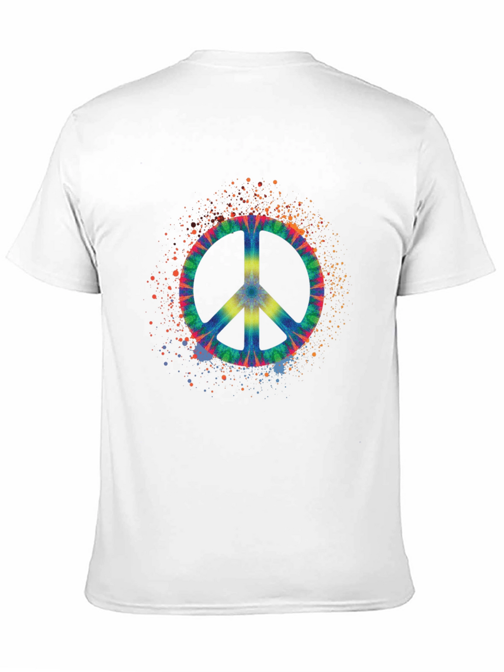 Tie Dye Peace Sign Graphic Tee
