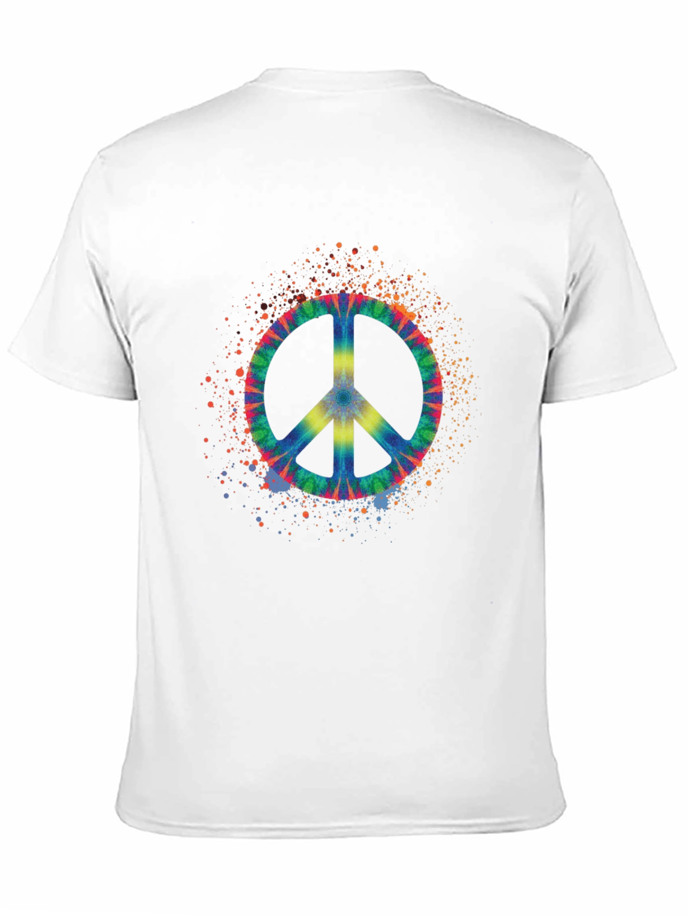 Tie Dye Peace Sign Graphic Tee