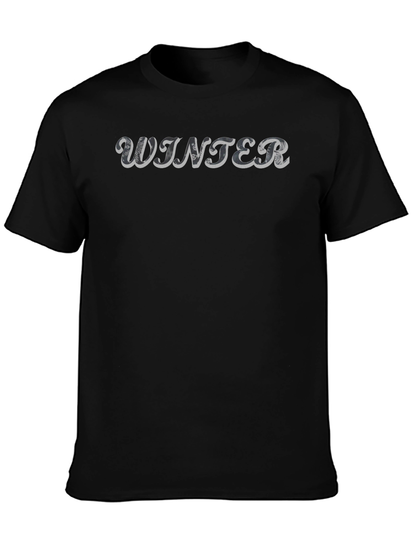 Mens Black Winter T-Shirt