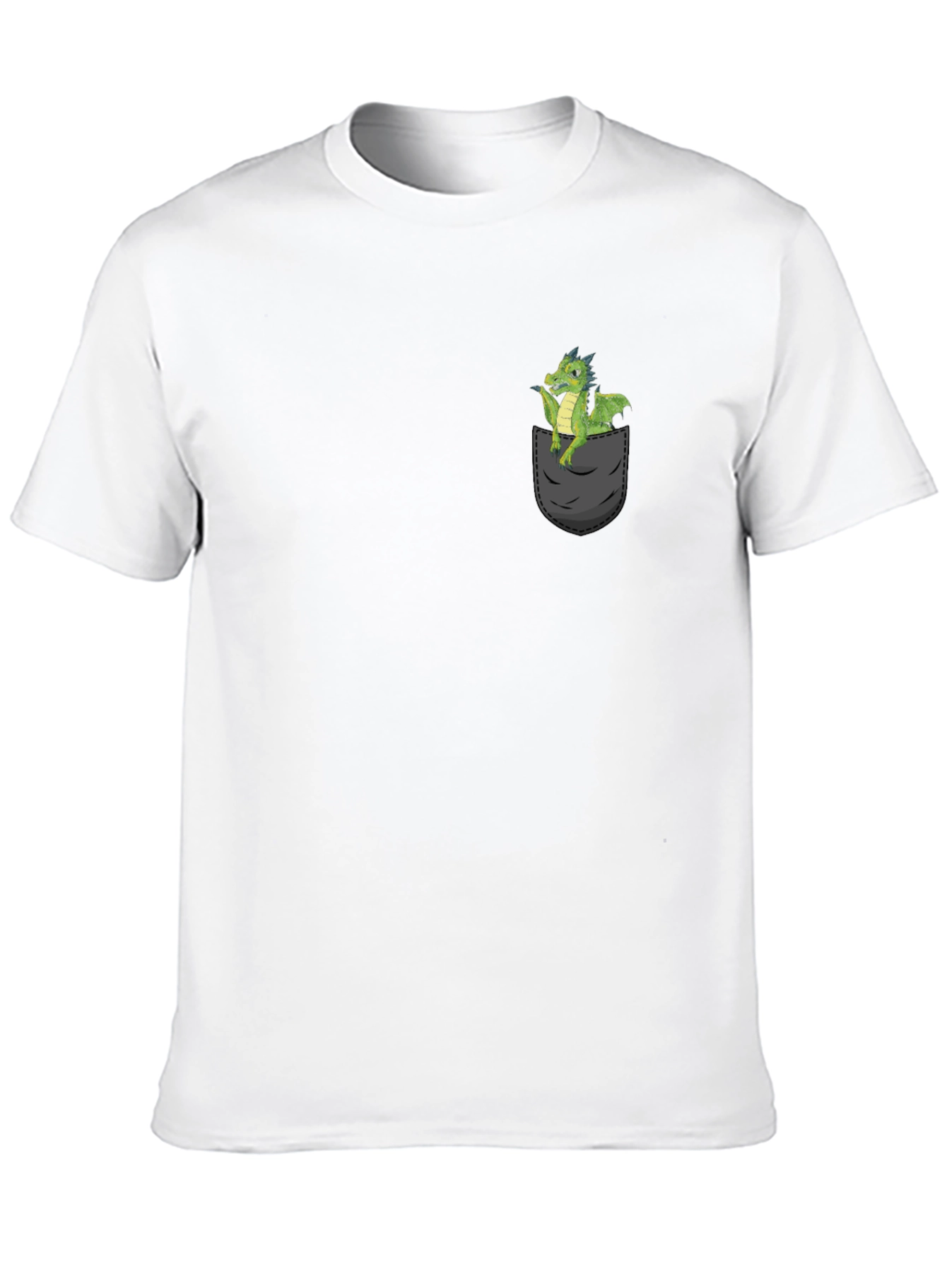 Dragon Pocket T-Shirt - Fantasy Creature Tee