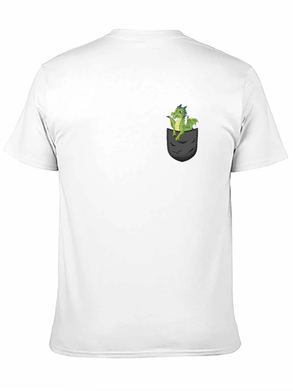 Dragon Pocket T-Shirt - Fantasy Creature Tee