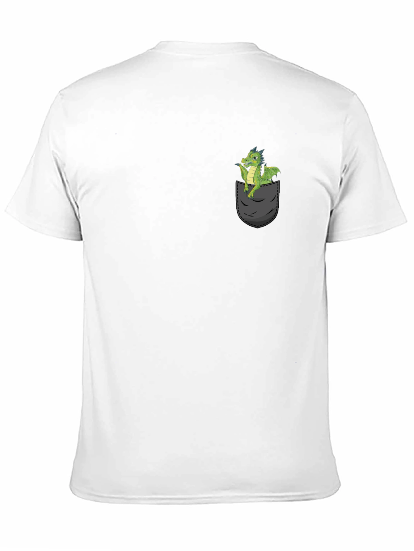 Dragon Pocket T-Shirt - Fantasy Creature Tee
