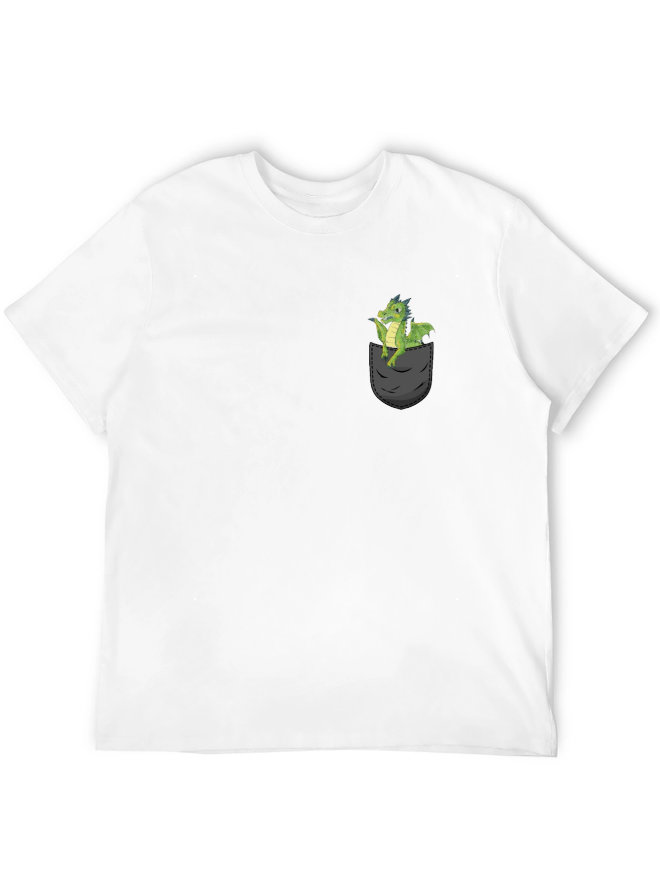 Dragon Pocket T-Shirt - Fantasy Creature Tee