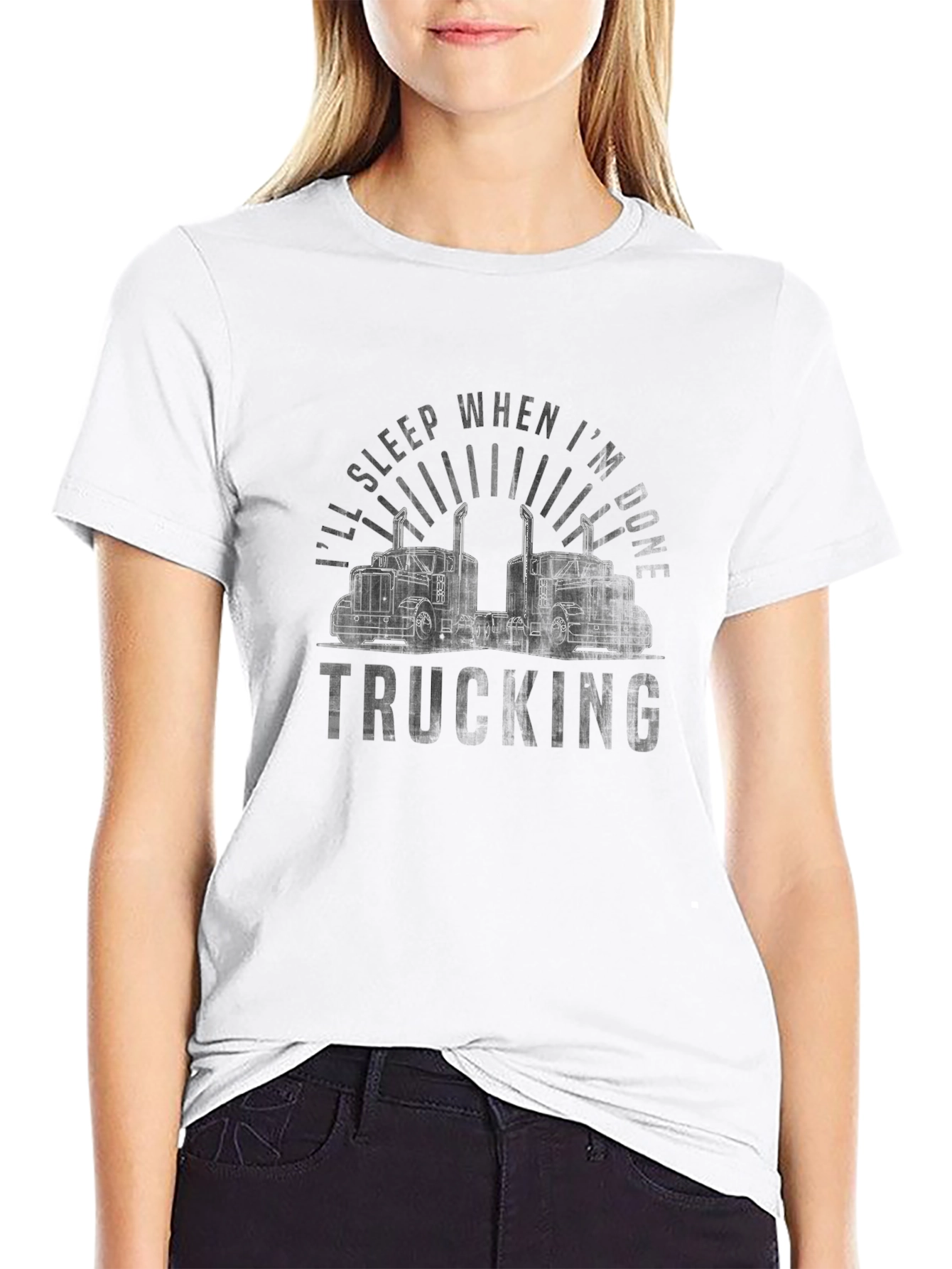 Ill Sleep When Im Done Trucking T-Shirt