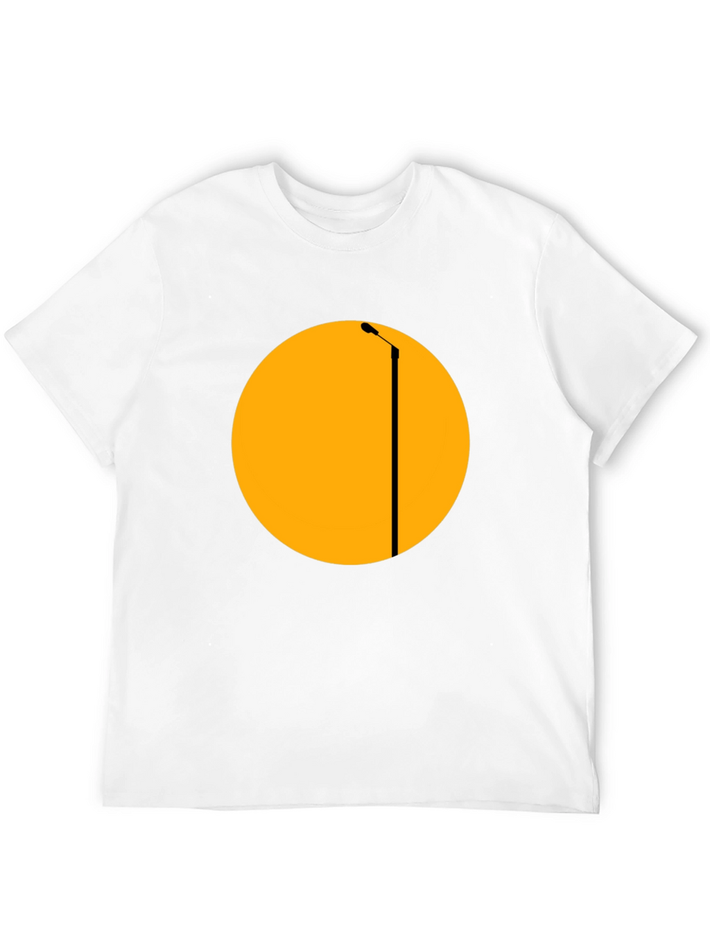 Abstract Streetlight Graphic Tee - Black