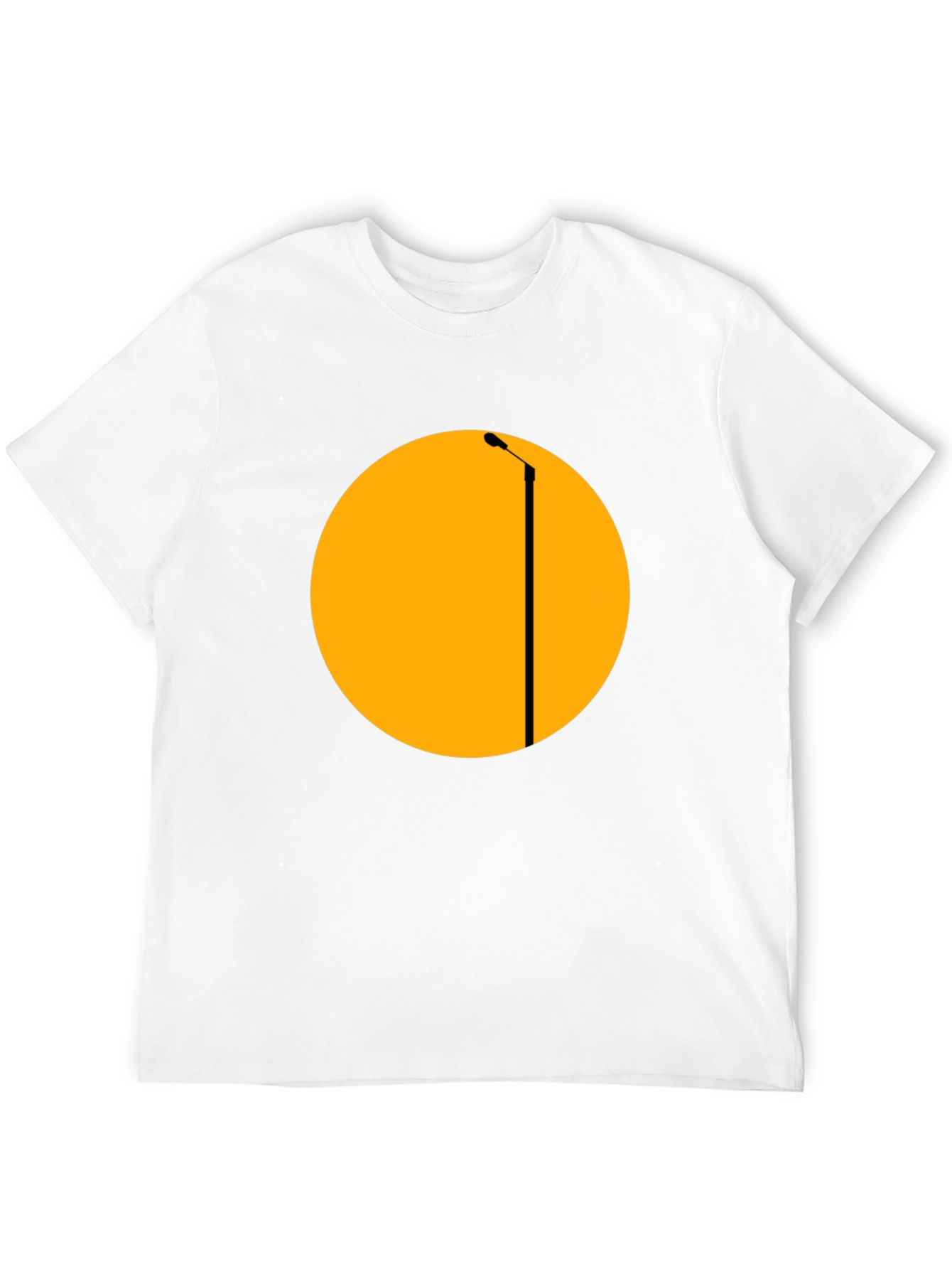 Abstract Streetlight Graphic Tee - Black