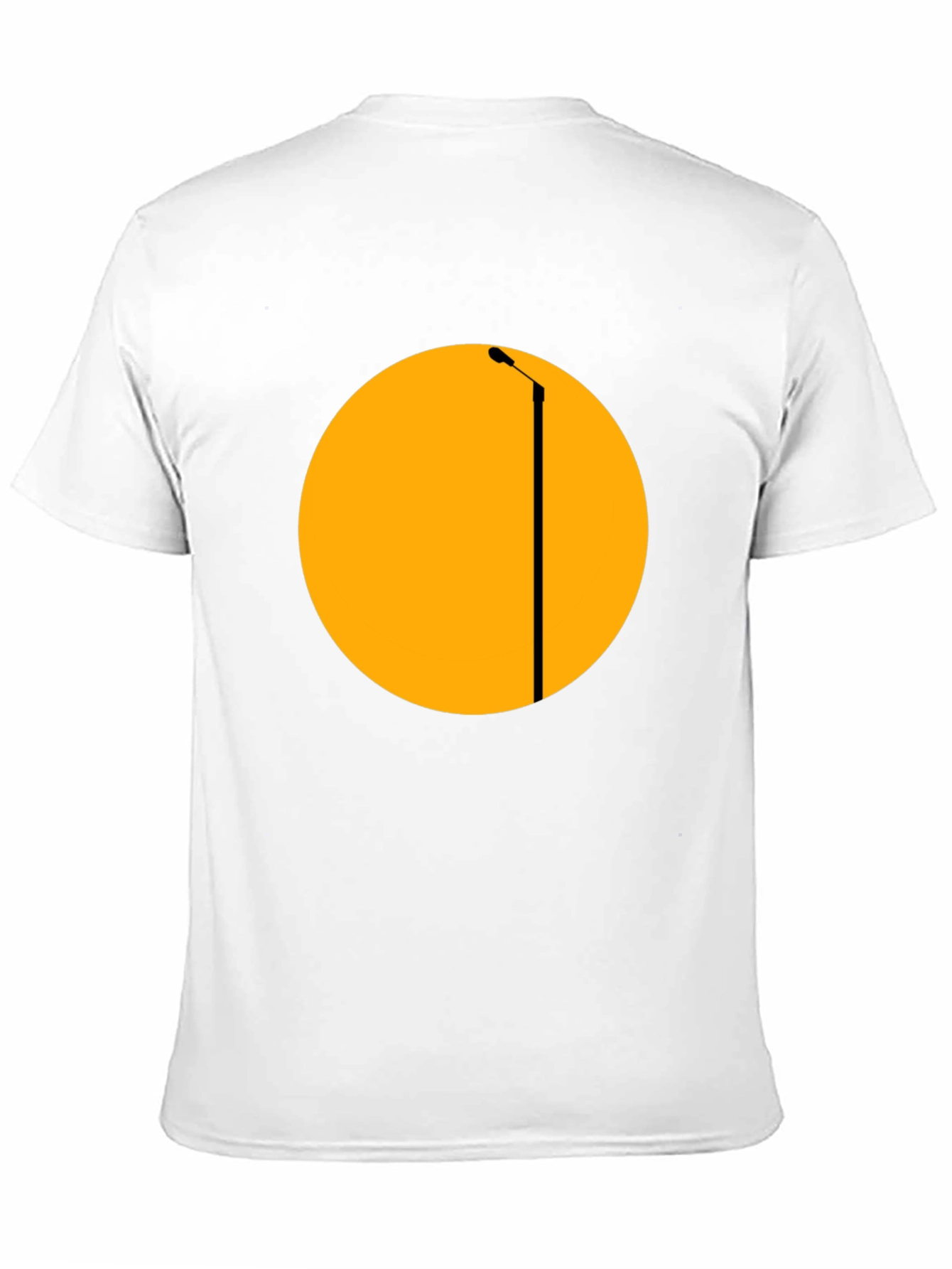 Abstract Streetlight Graphic Tee - Black