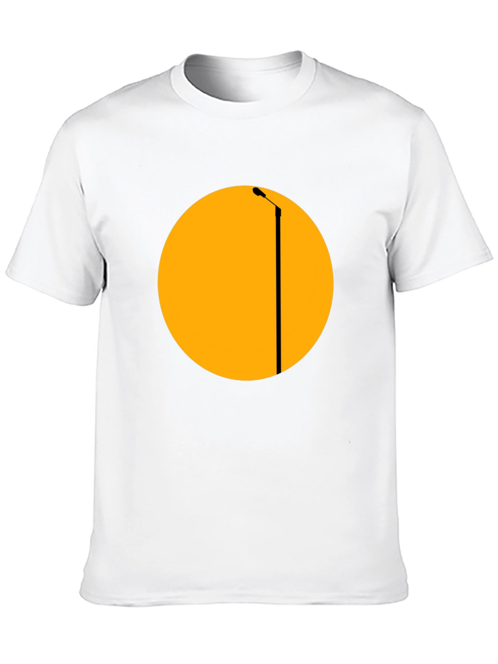 Abstract Streetlight Graphic Tee - Black