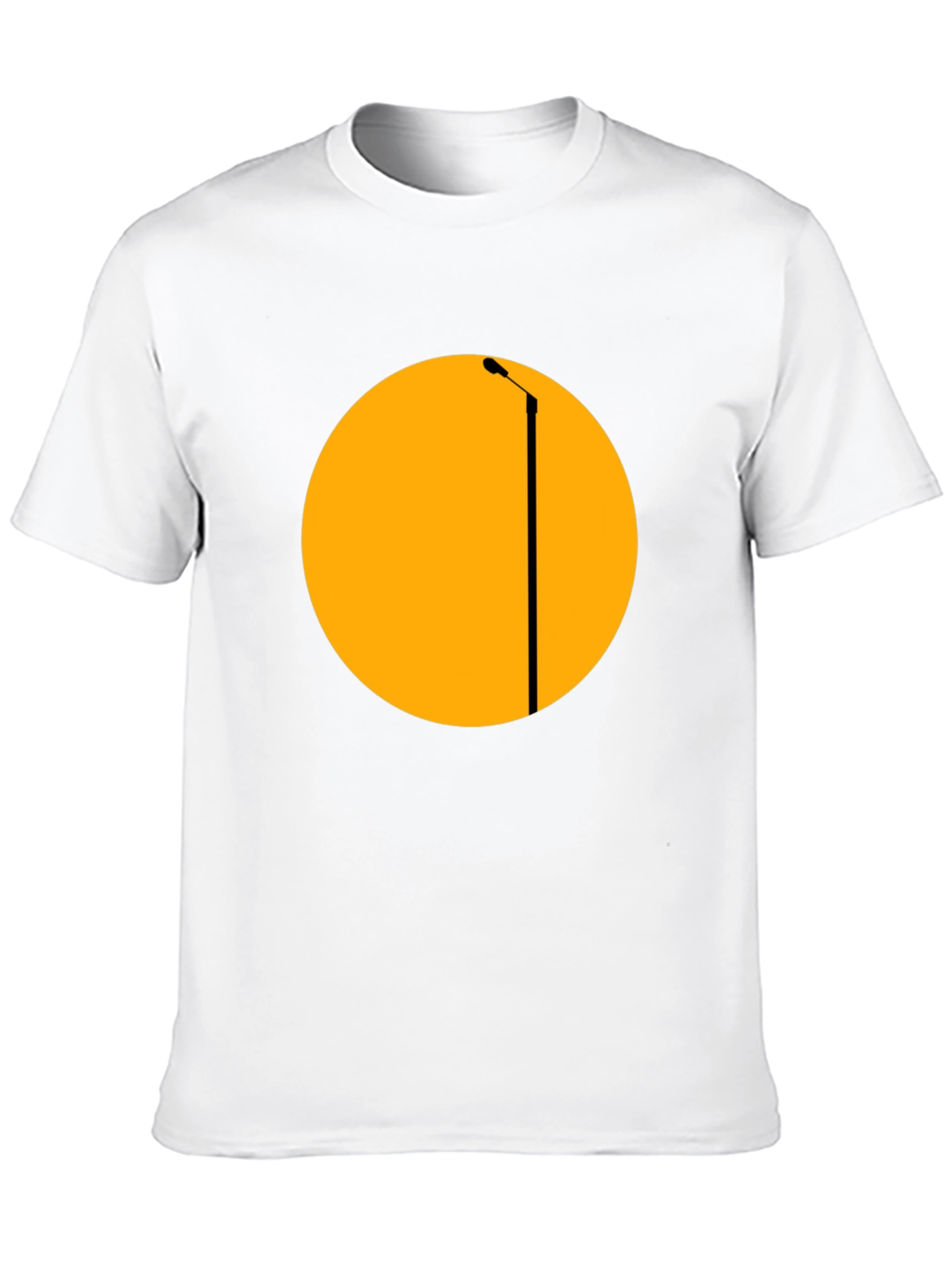 Abstract Streetlight Graphic Tee - Black