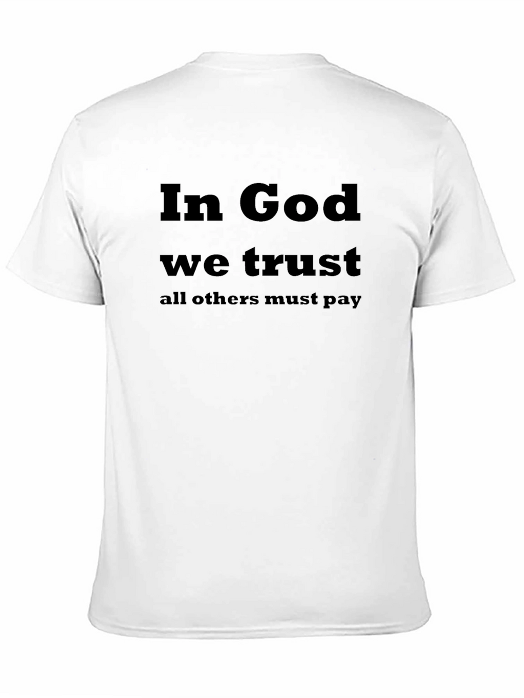 In God We Trust Black T-Shirt
