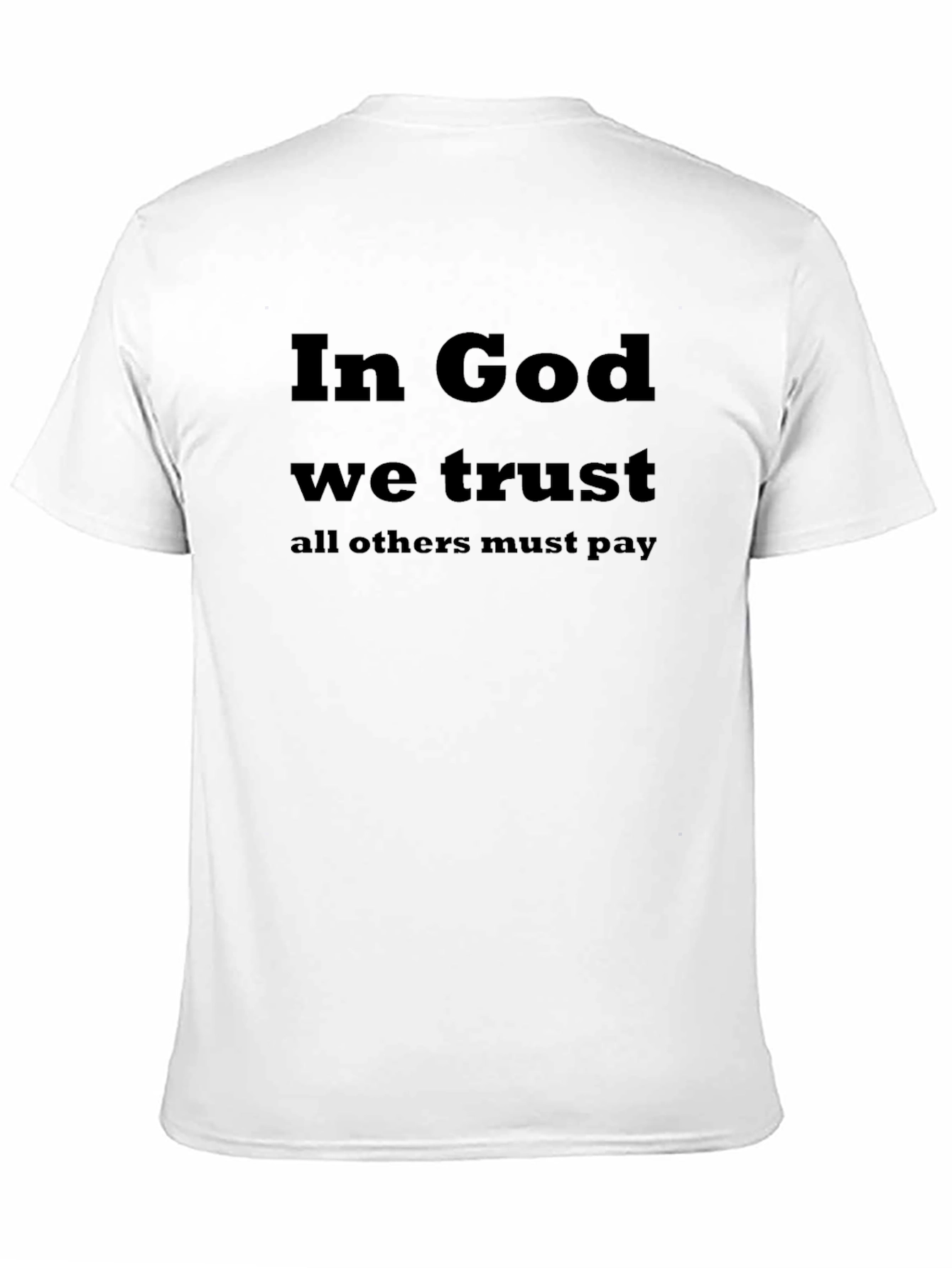 In God We Trust Black T-Shirt