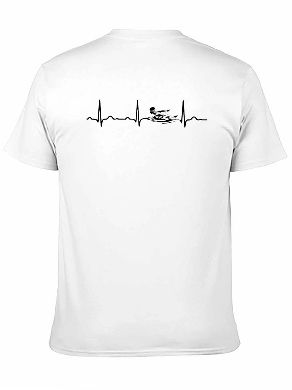 Heartbeat Swimmer T-Shirt - Unique Design