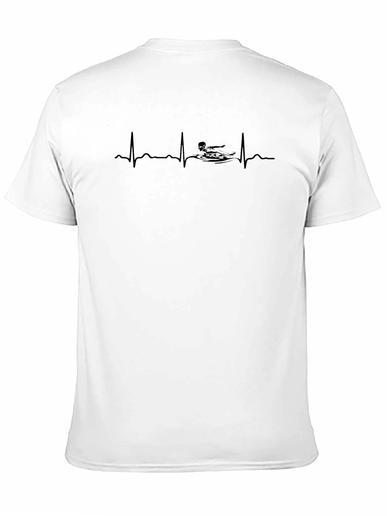Heartbeat Swimmer T-Shirt - Unique Design